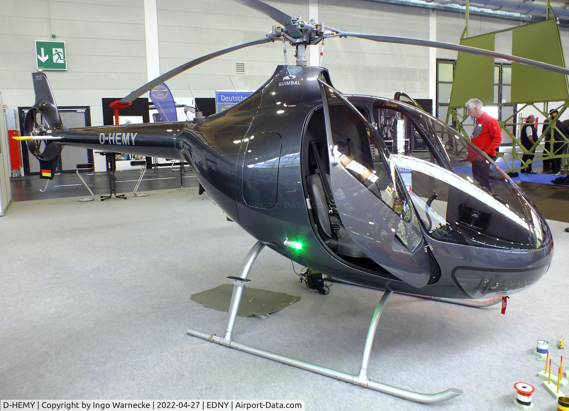 D-HEMY, 2020 Guimbal Cabri G-2 Cabri G2 C/N 1274, Guimbal Cabri G2 at the AERO 2022, Friedrichshafen