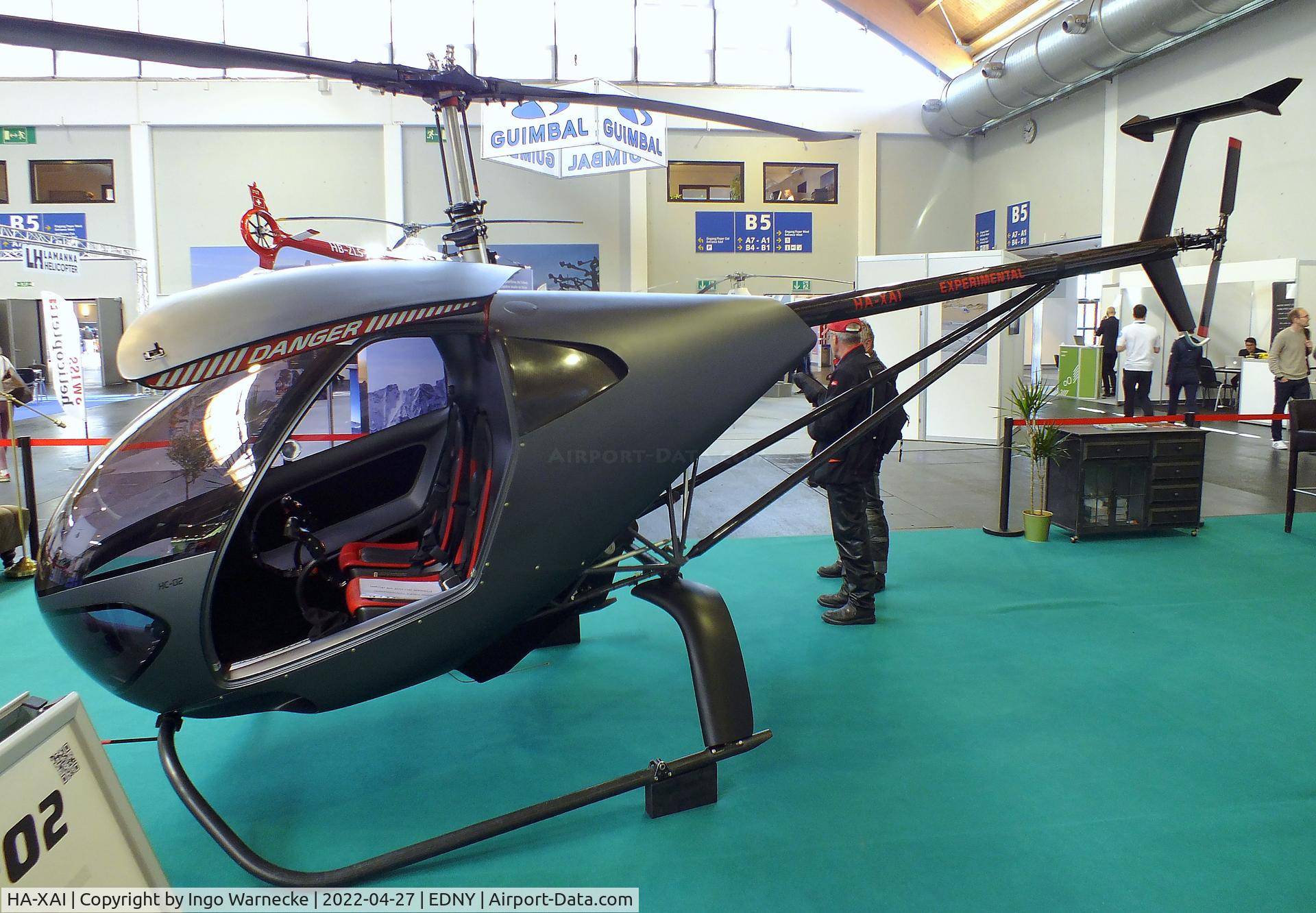 HA-XAI, Hungarocopter HC-02 C/N HC-022-2020/01, Hungarocopter HC-02 at the AERO 2022, Friedrichshafen