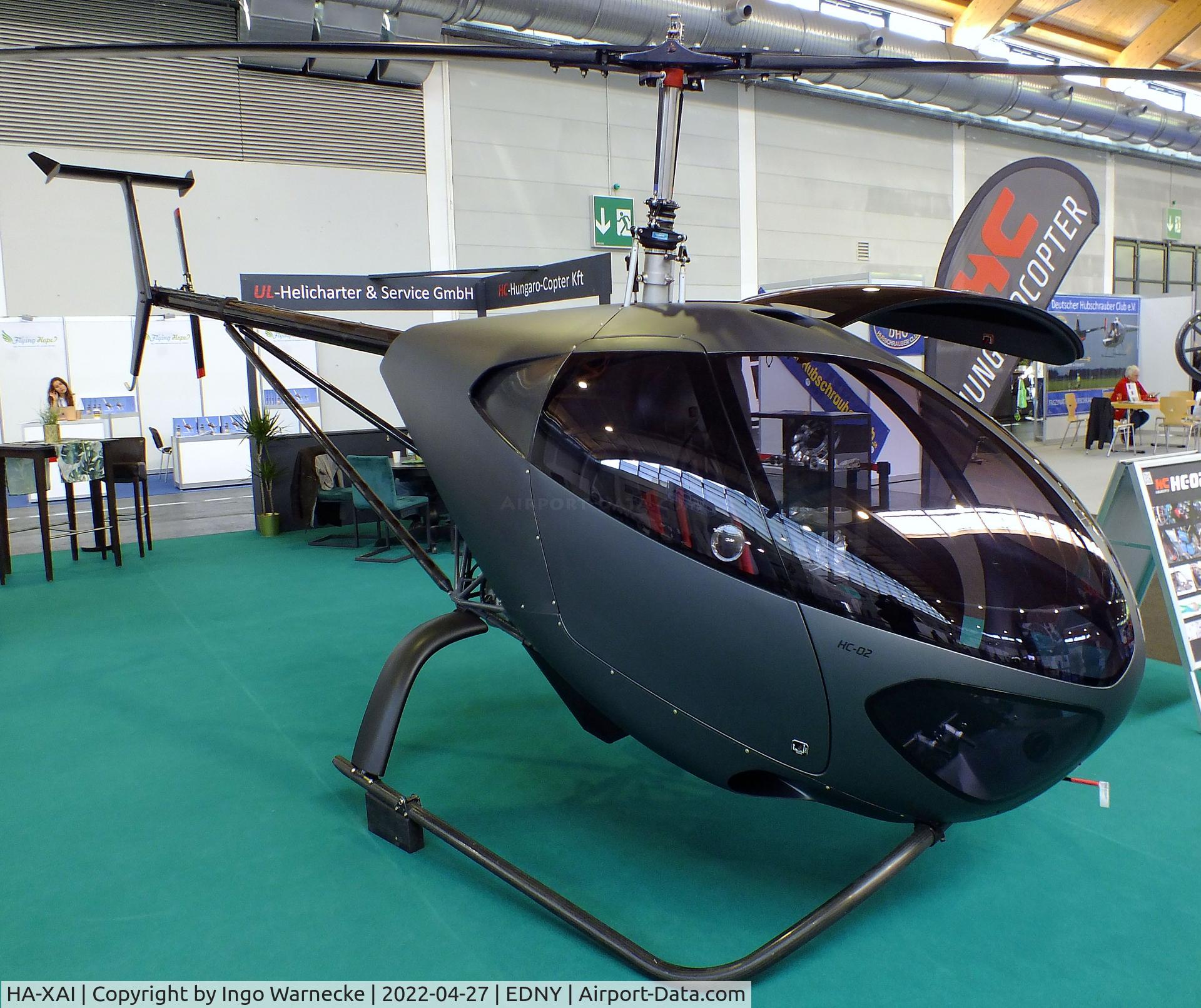 HA-XAI, Hungarocopter HC-02 C/N HC-022-2020/01, Hungarocopter HC-02 at the AERO 2022, Friedrichshafen