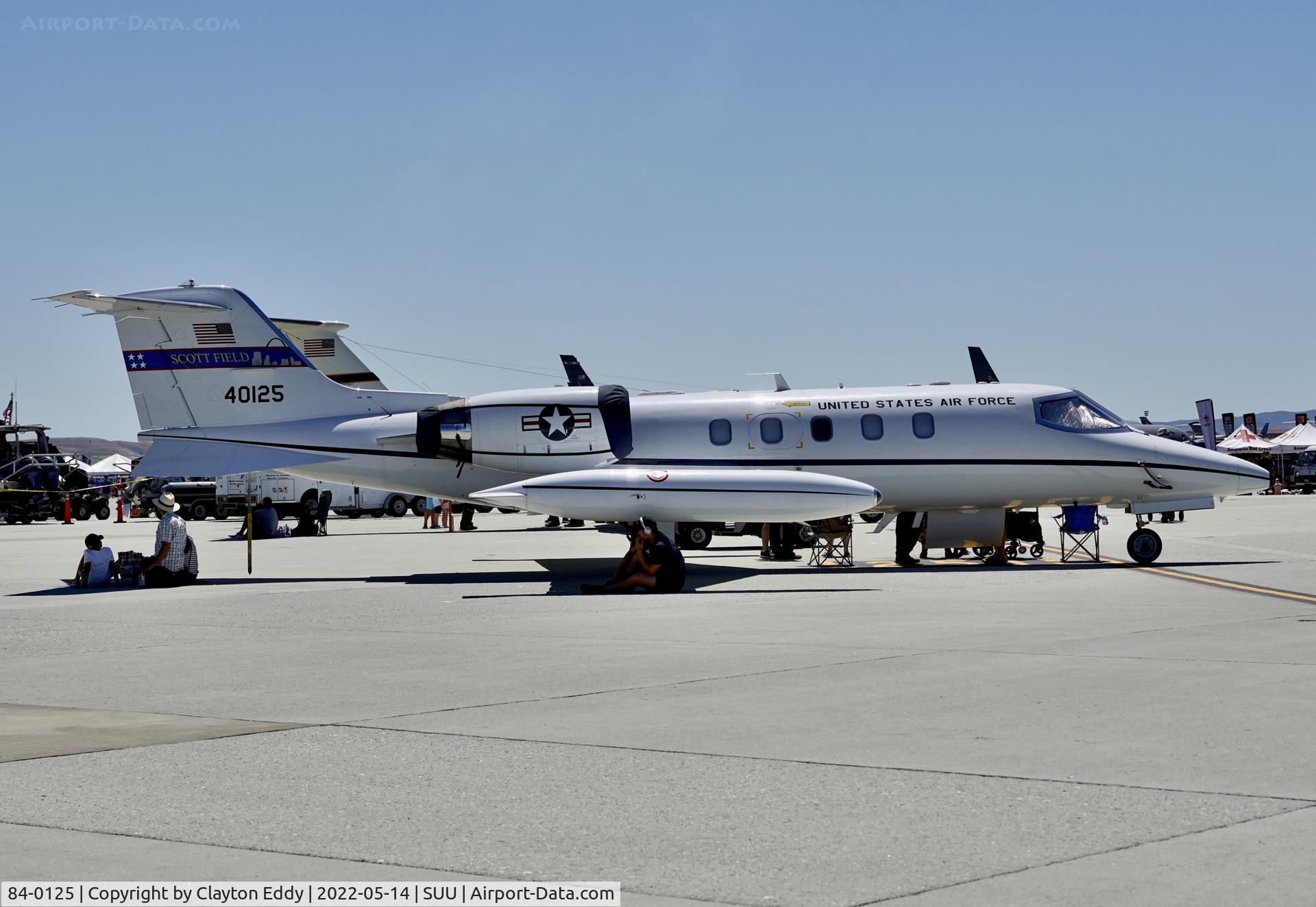 84-0125, 1984 Gates Learjet C-21A C/N 35A-571, Travis AFB airshow 2022.