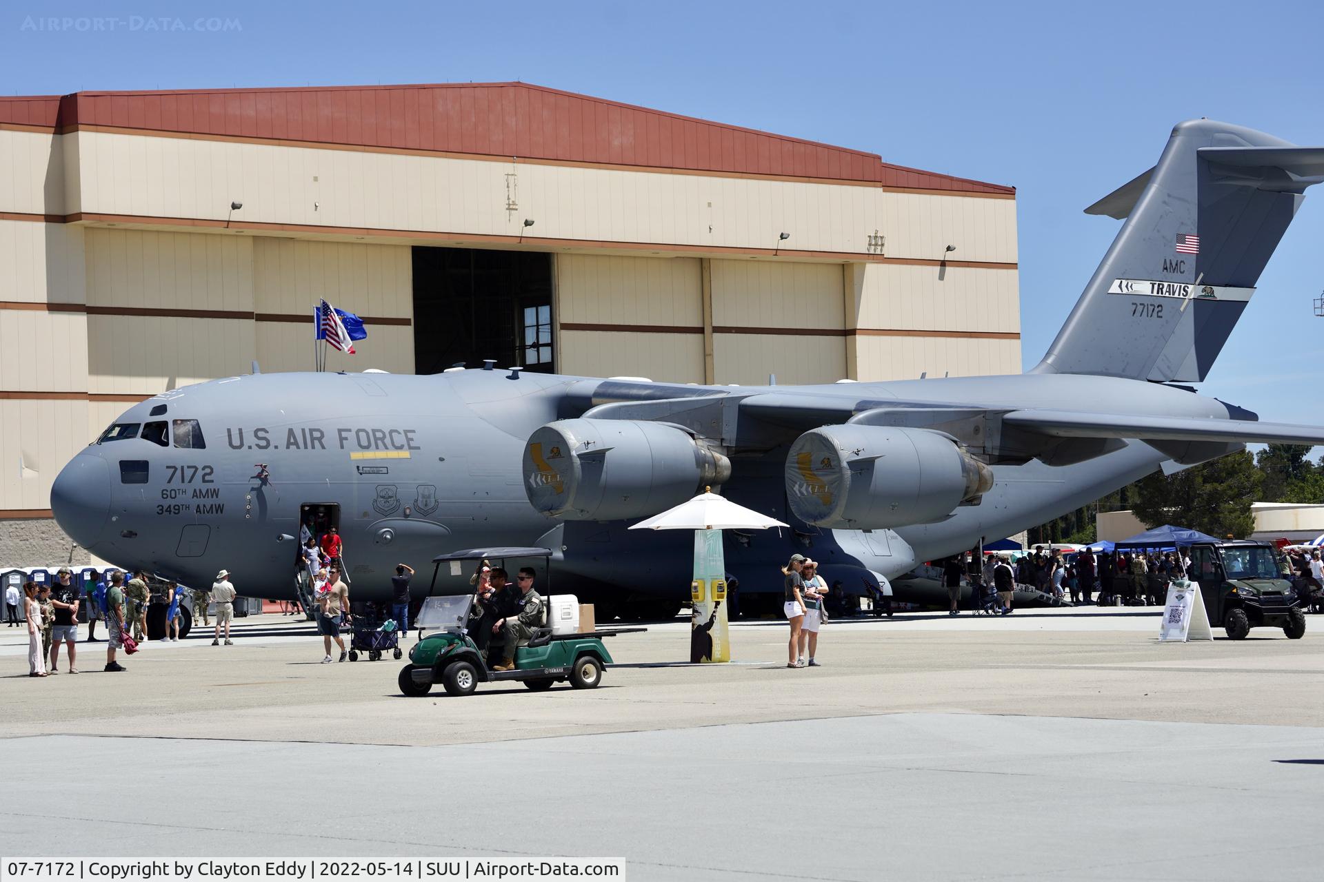 07-7172, 2007 Boeing C-17A Globemaster III C/N 50189/F188/P172, Travis AFB airshow 2022.