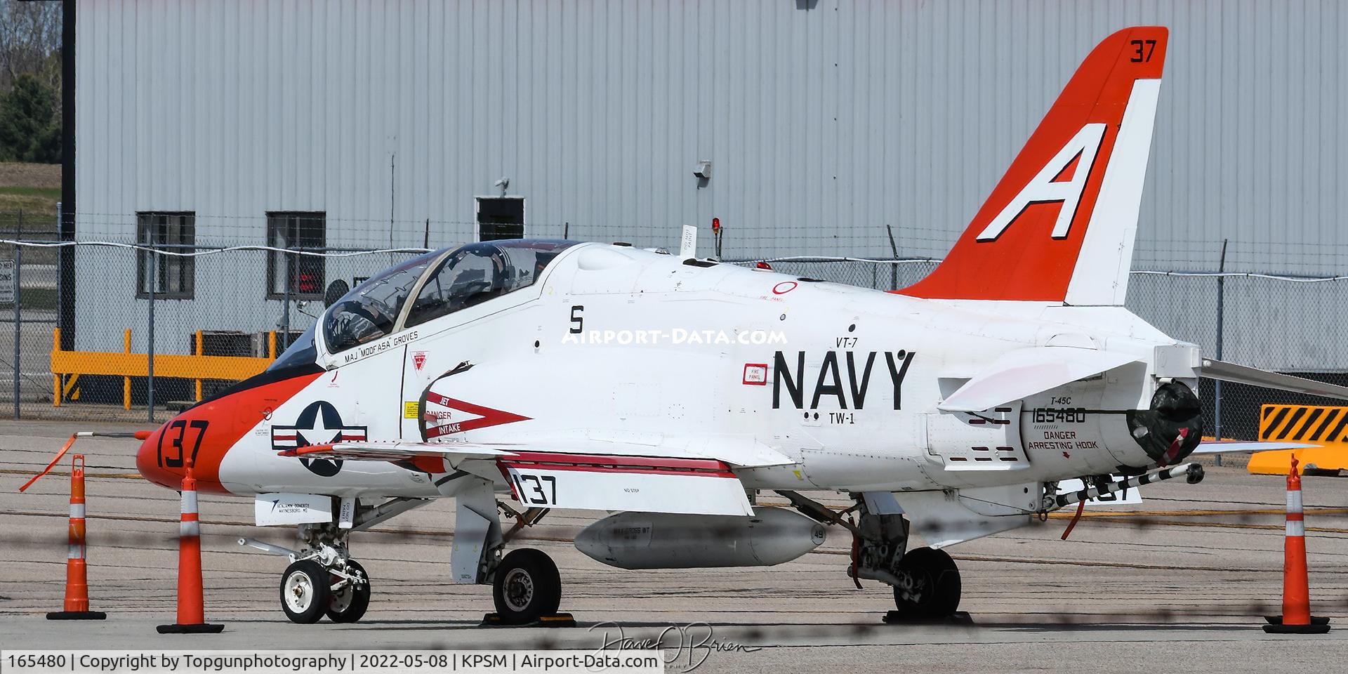 165480, Boeing T-45C Goshawk C/N C037, Navy weekend visitor