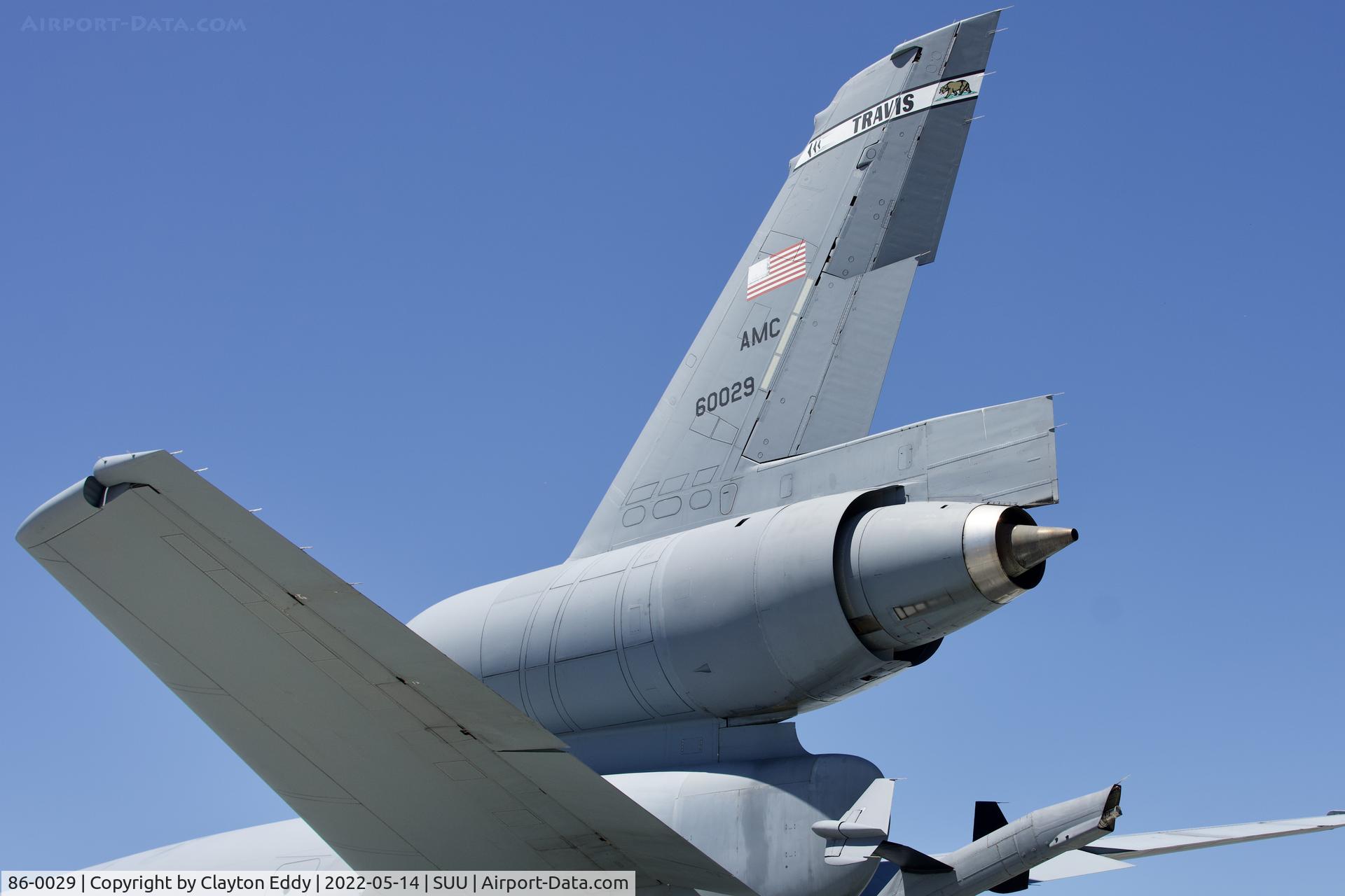 86-0029, 1986 McDonnell Douglas KC-10A Extender C/N 48242, Travis AFB airshow 2022.