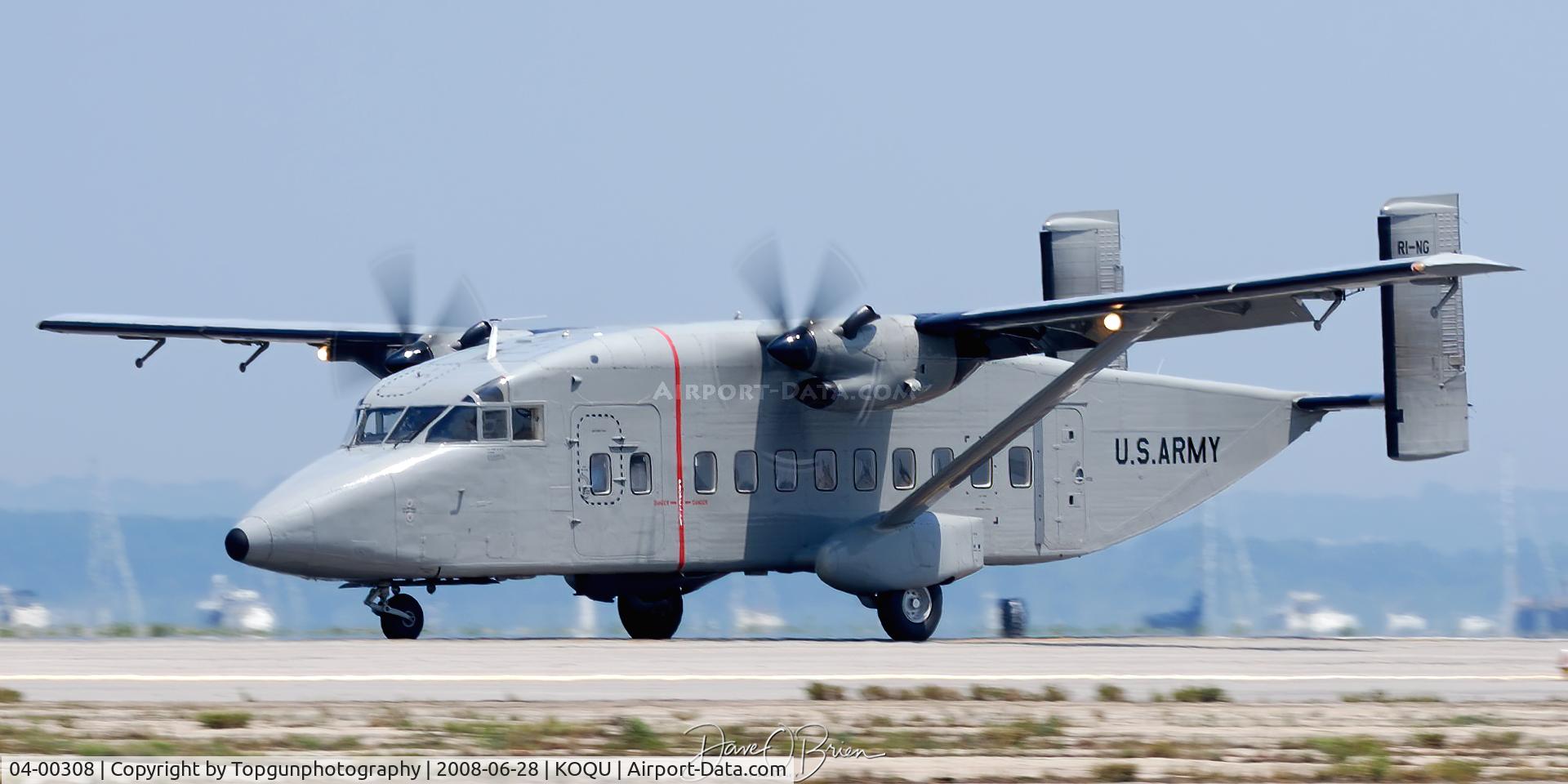 04-00308, 2005 Short C-23A C/N SH3422/AK-022, Black Daggers jump ship, Sherpa in for a landing