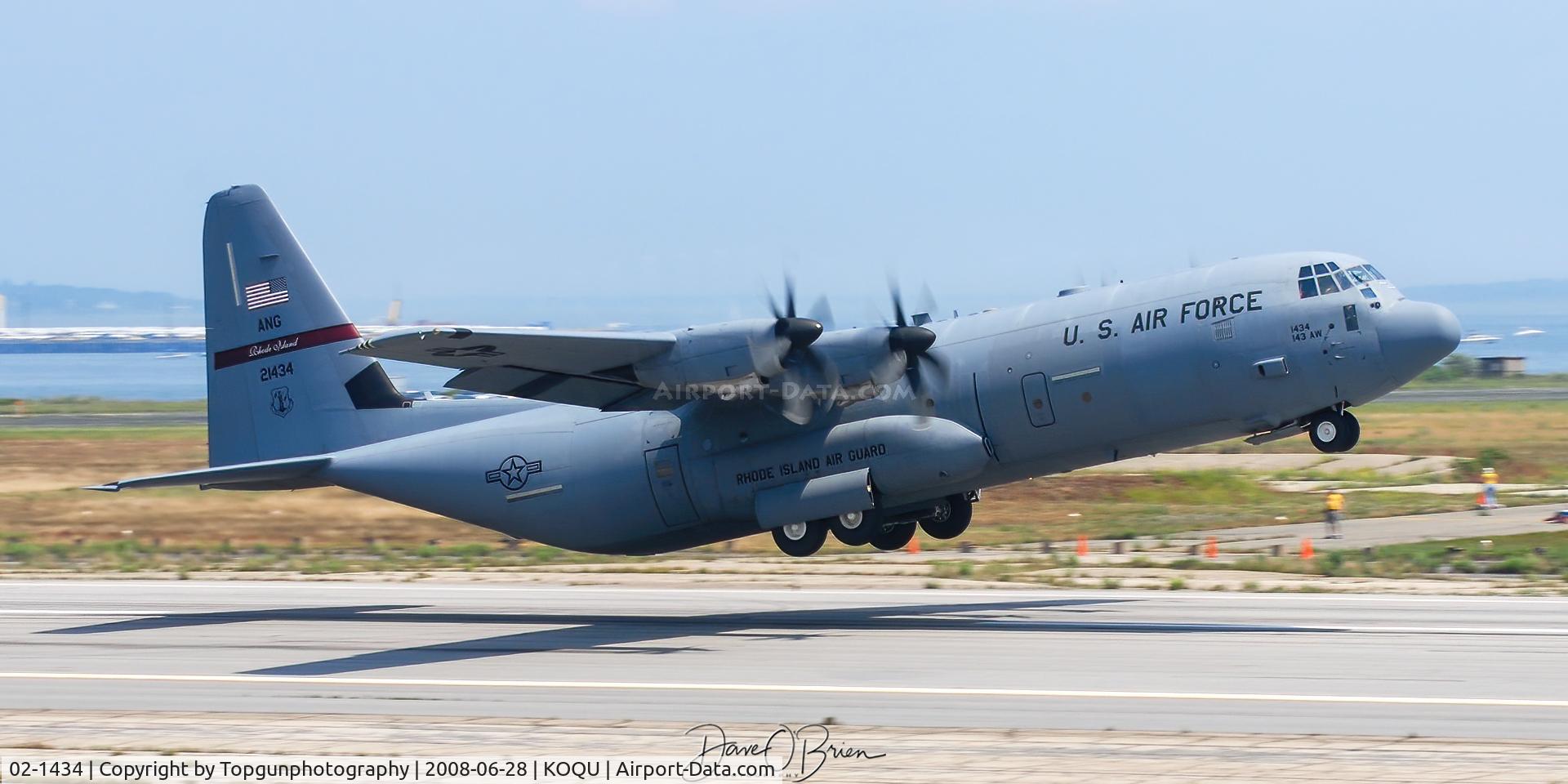 02-1434, 2002 Lockheed Martin C-130J-30 Super Hercules C/N 382-5547, RHODY11 Demo