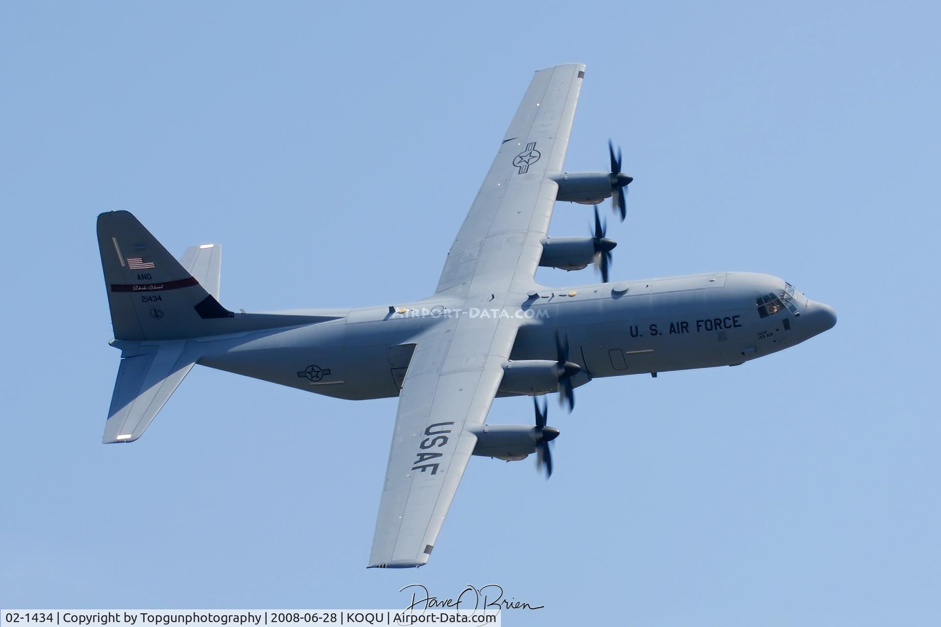 02-1434, 2002 Lockheed Martin C-130J-30 Super Hercules C/N 382-5547, RHODY11 on the banana pass