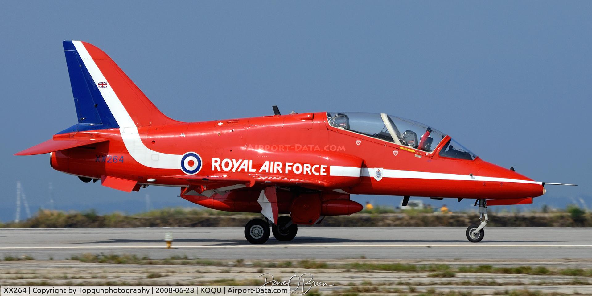 XX264, 1978 Hawker Siddeley Hawk T.1A C/N 100/312100, successful Red Arrows Demo