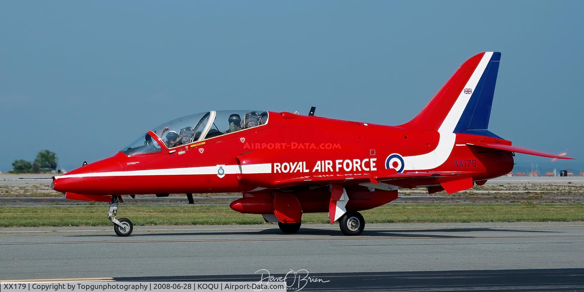 XX179, 1977 Hawker Siddeley Hawk T.1W C/N 026/312026, Red Arrows 2008