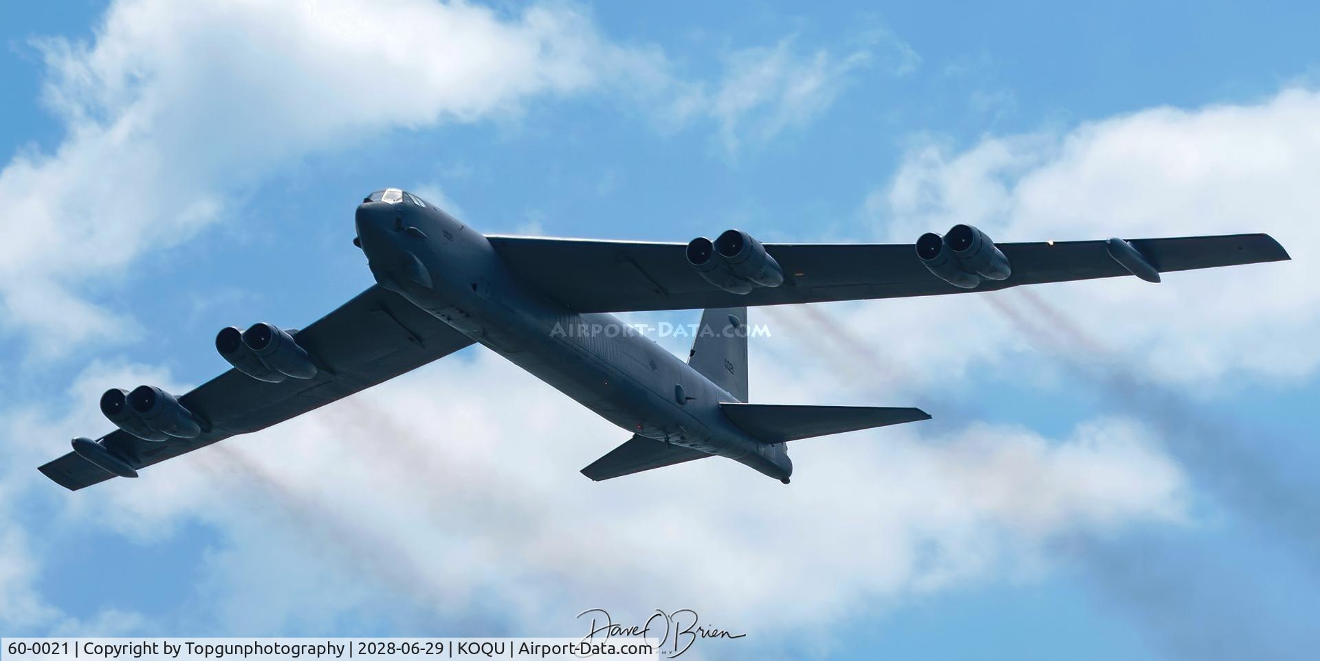 60-0021, 1960 Boeing B-52H Stratofortress C/N 464386, DEATH22 inbound