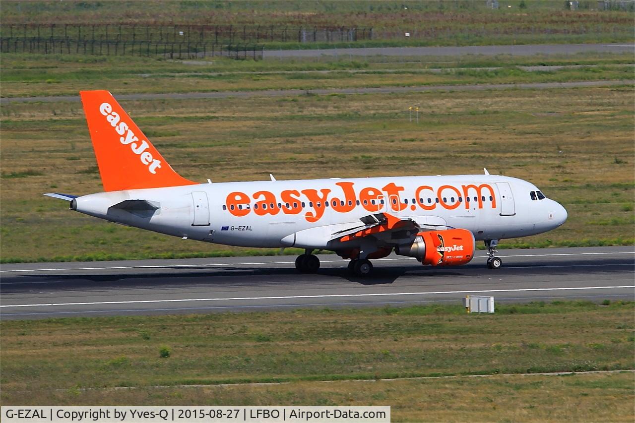 G-EZAL, 2006 Airbus A319-111 C/N 2754, Airbus A319-111, Landing rwy 14R, Toulouse-Blagnac airport (LFBO-TLS)