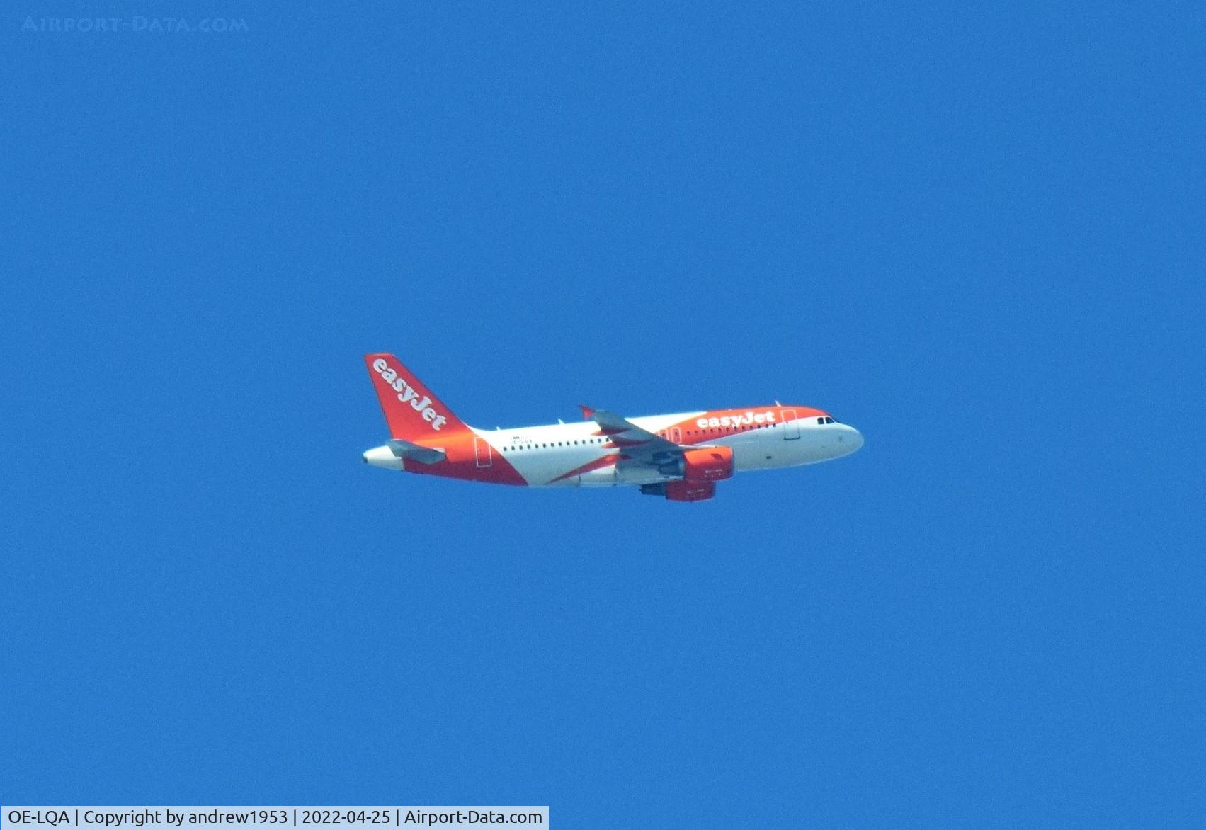 OE-LQA, 2009 Airbus A319-111 C/N 3799, OE-LQA over the Bristol Channel.