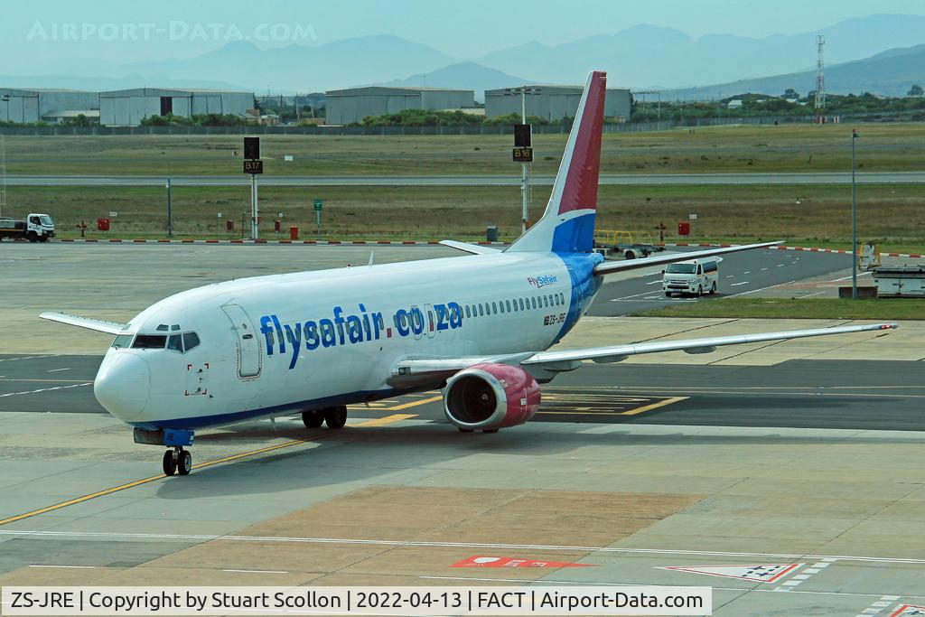 ZS-JRE, 1992 Boeing 737-4Y0 C/N 26065, Safair