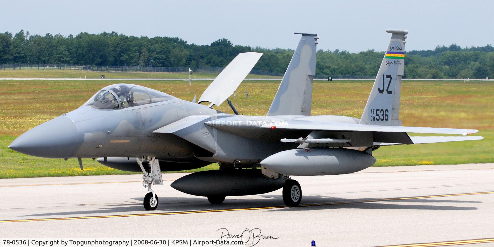 78-0536, 1978 McDonnell Douglas F-15C Eagle Eagle C/N 0526/C069, CAFE34
