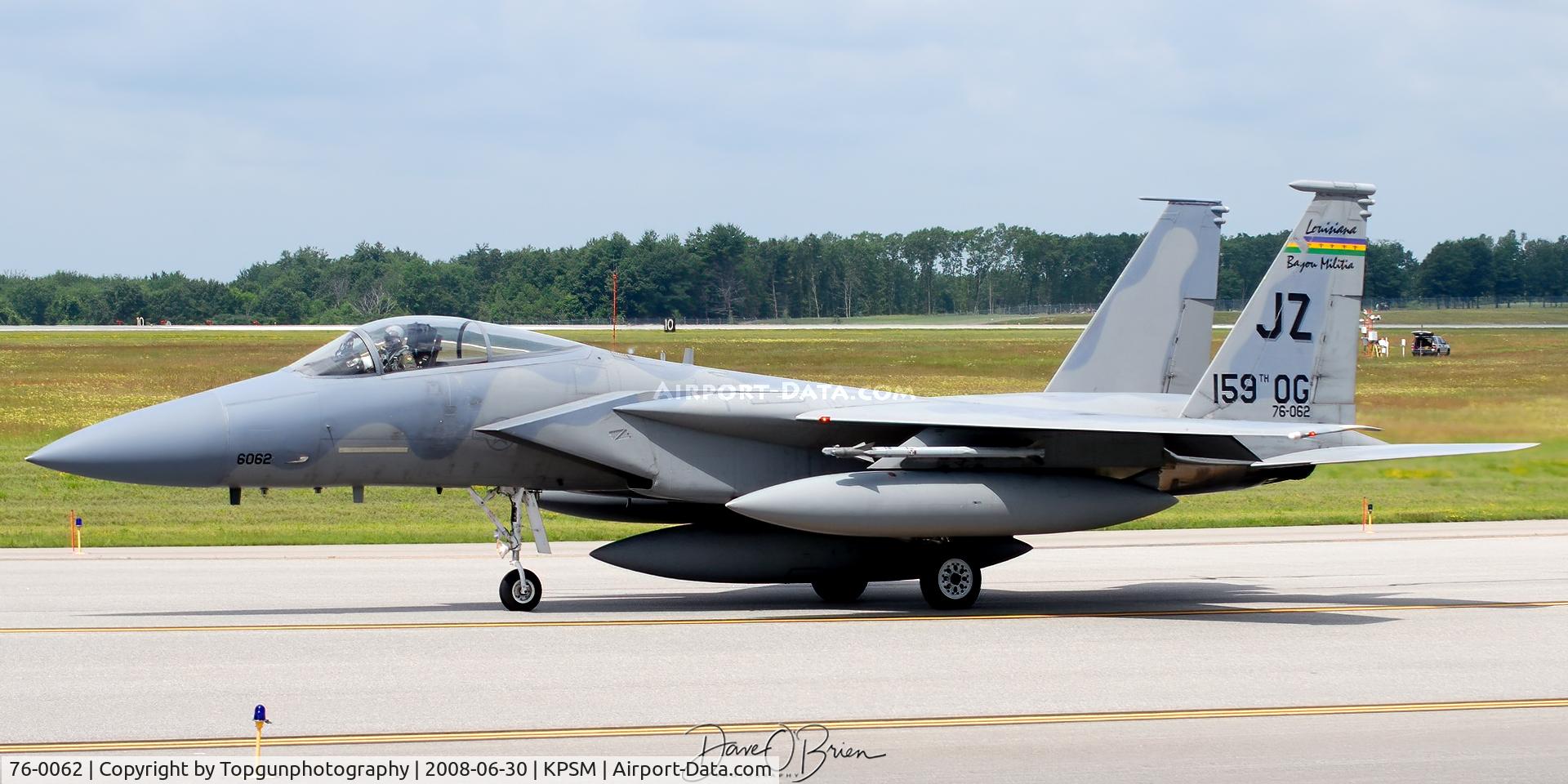 76-0062, 1976 McDonnell Douglas F-15A Eagle C/N 0248/A214, 159th OG jet