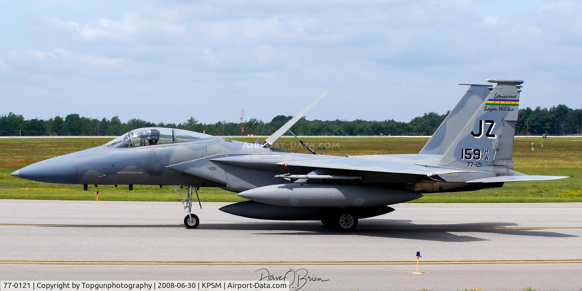 77-0121, 1978 McDonnell Douglas F-15A C/N 407/A333, 159th FW jet