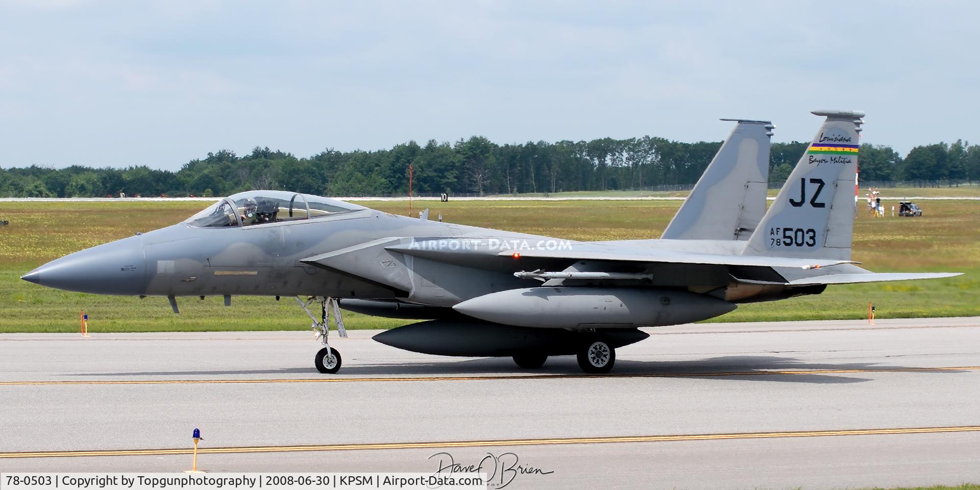 78-0503, 1978 McDonnell Douglas F-15C Eagle C/N 0487/C036, CAFE45