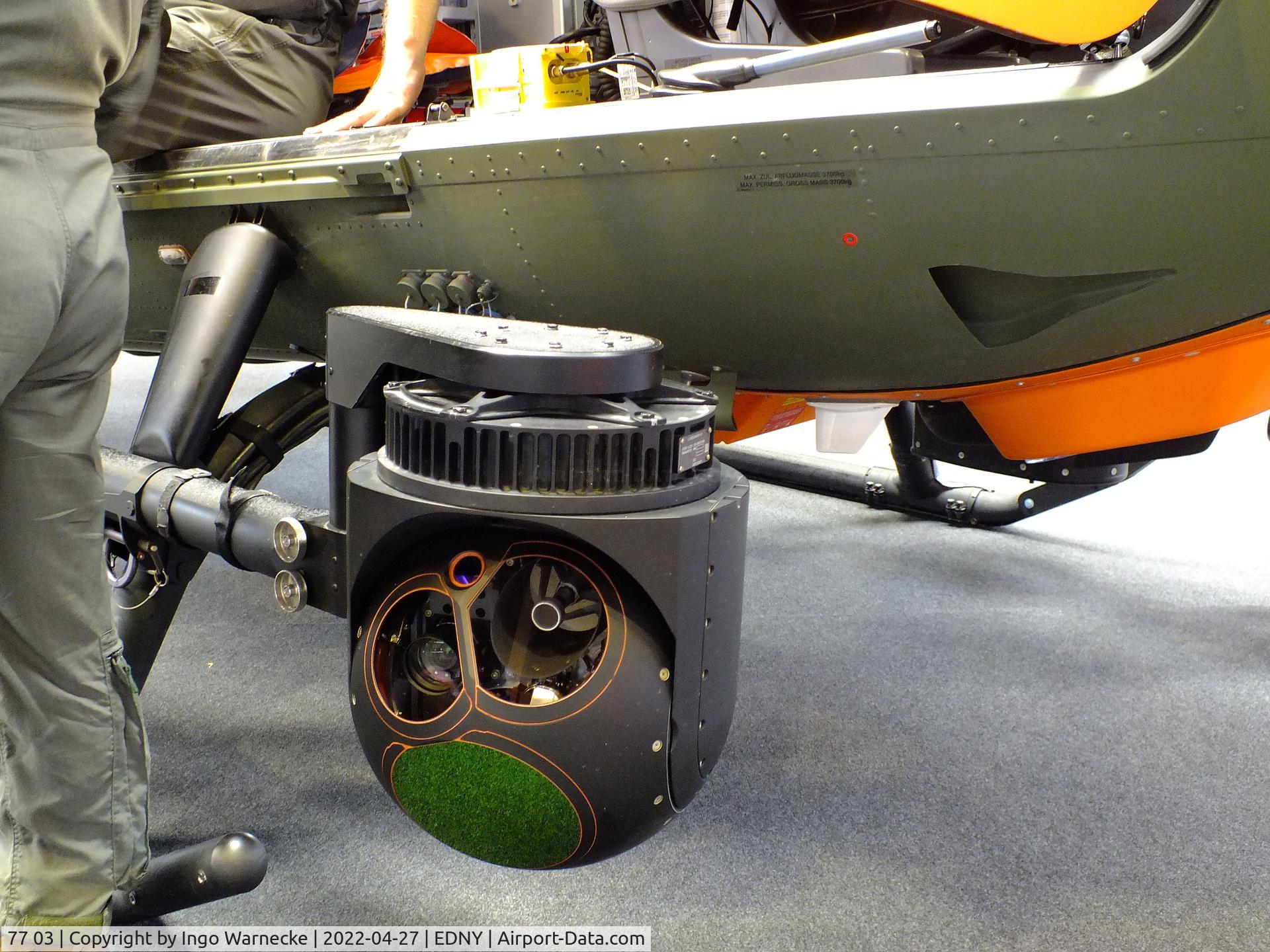 77 03, 2022 Airbus Helicopters H-145M C/N 20308, Airbus Helicopters H145M of Heeresflieger (German army aviation) at the AERO 2022, Friedrichshafen