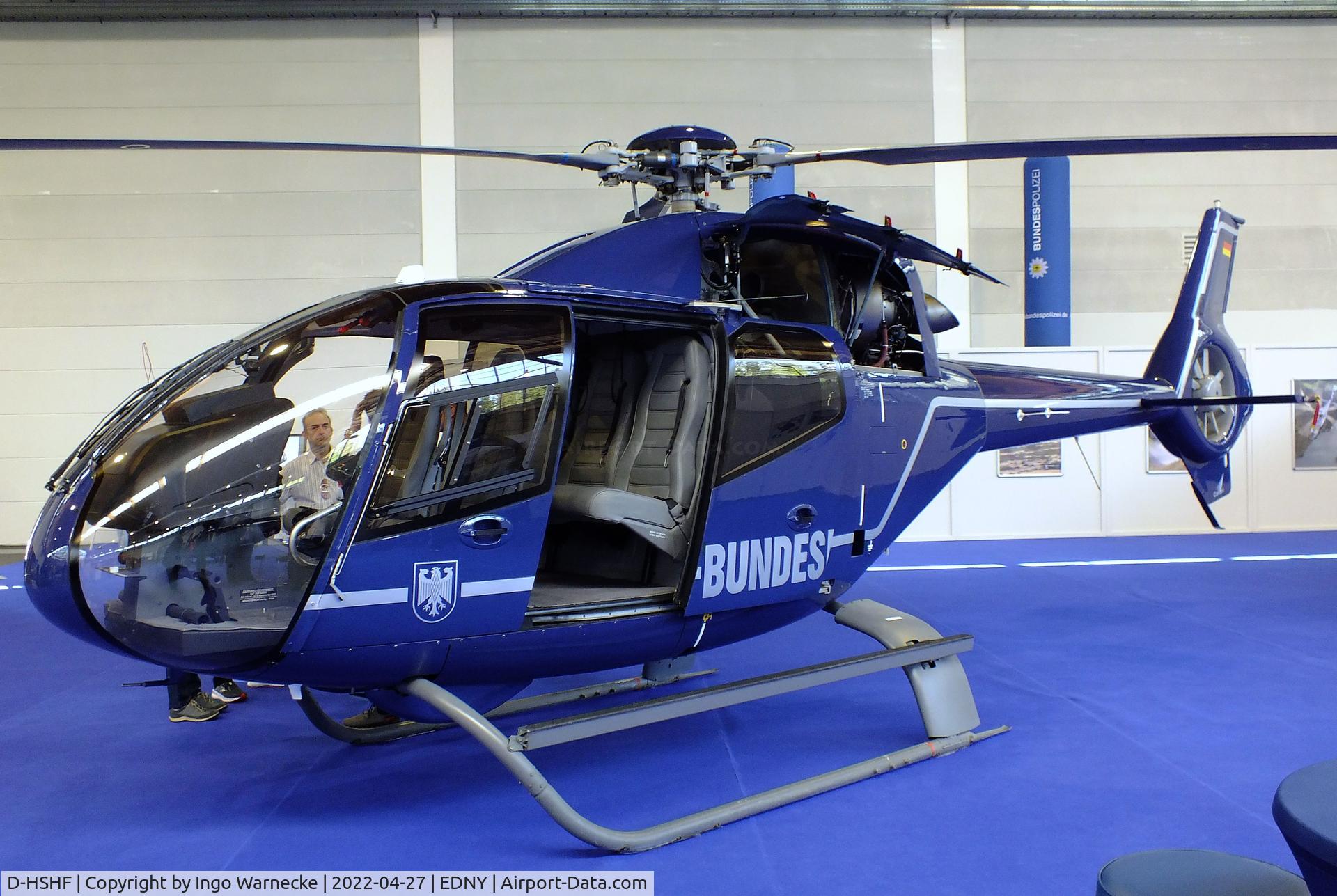 D-HSHF, 2008 Eurocopter EC-120B Colibri C/N 1556, Eurocopter EC120B Colibri of the Bundespolizei (german federal police) at the AERO 2022, Friedrichshafen