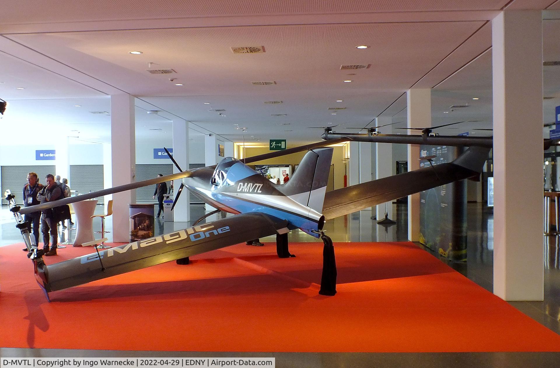 D-MVTL, 2021 eMagic One C/N 001, eMagic One powered by 9 electric motors, at the AERO 2022, Friedrichshafen