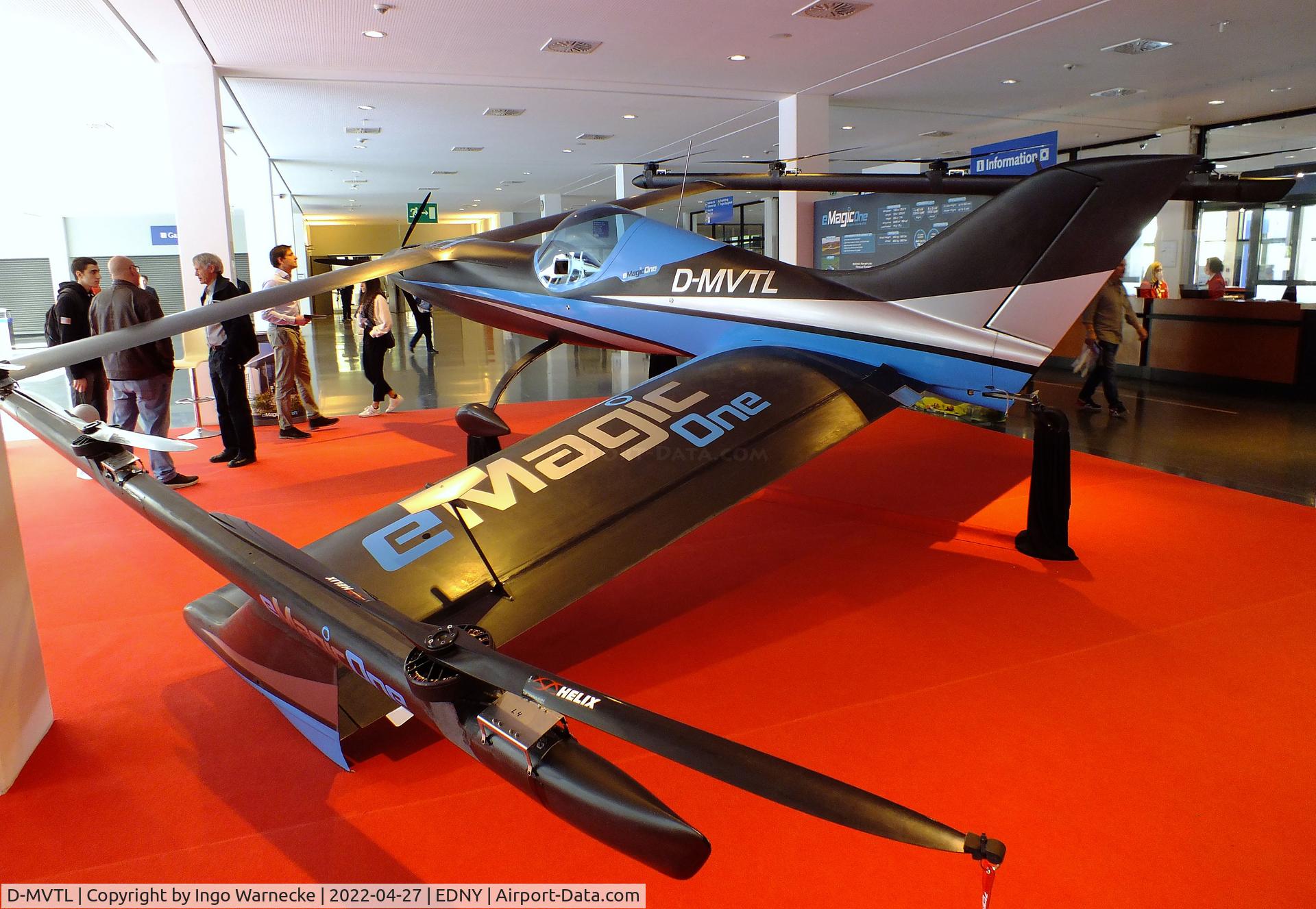 D-MVTL, 2021 eMagic One C/N 001, eMagic One powered by 9 electric motors, at the AERO 2022, Friedrichshafen