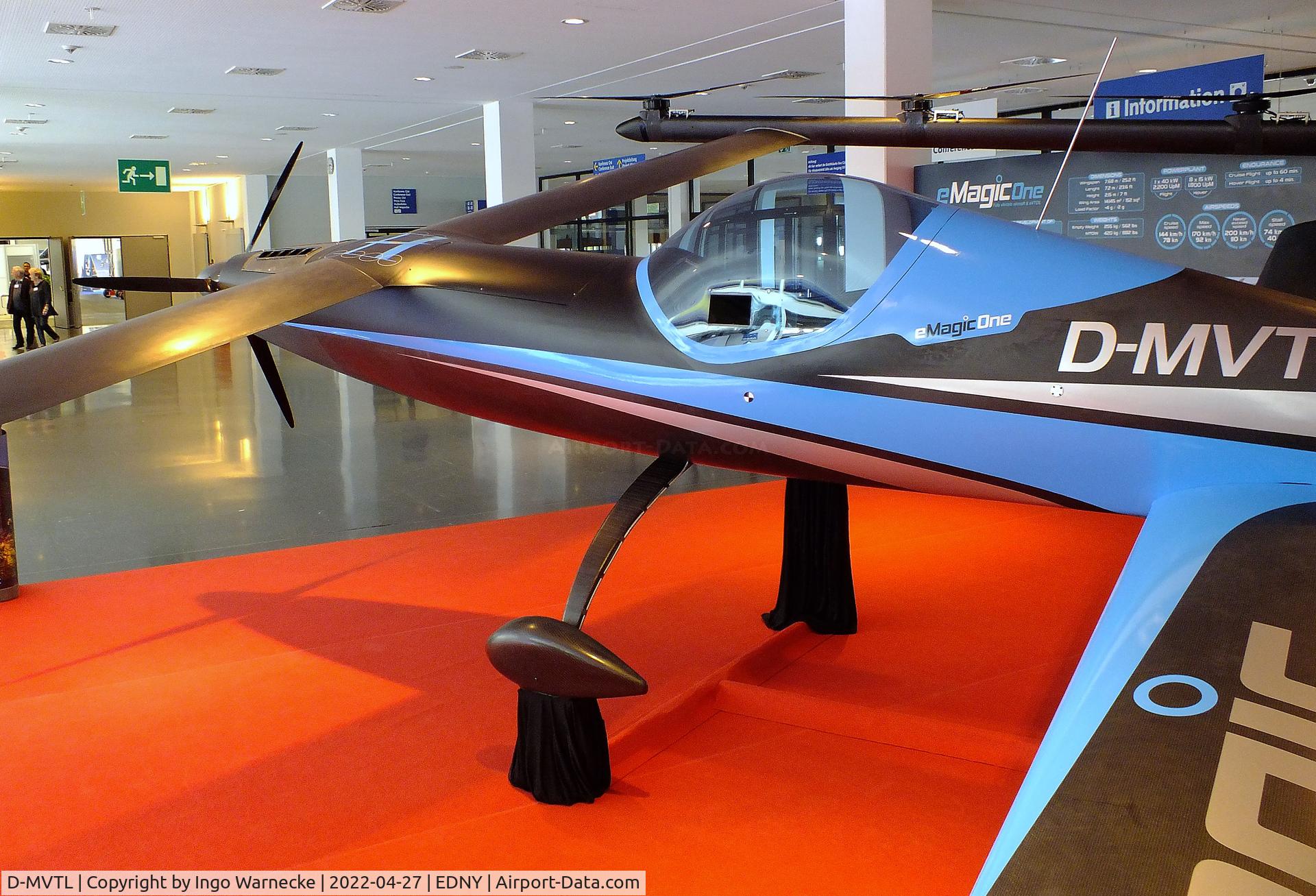 D-MVTL, 2021 eMagic One C/N 001, eMagic One powered by 9 electric motors, at the AERO 2022, Friedrichshafen