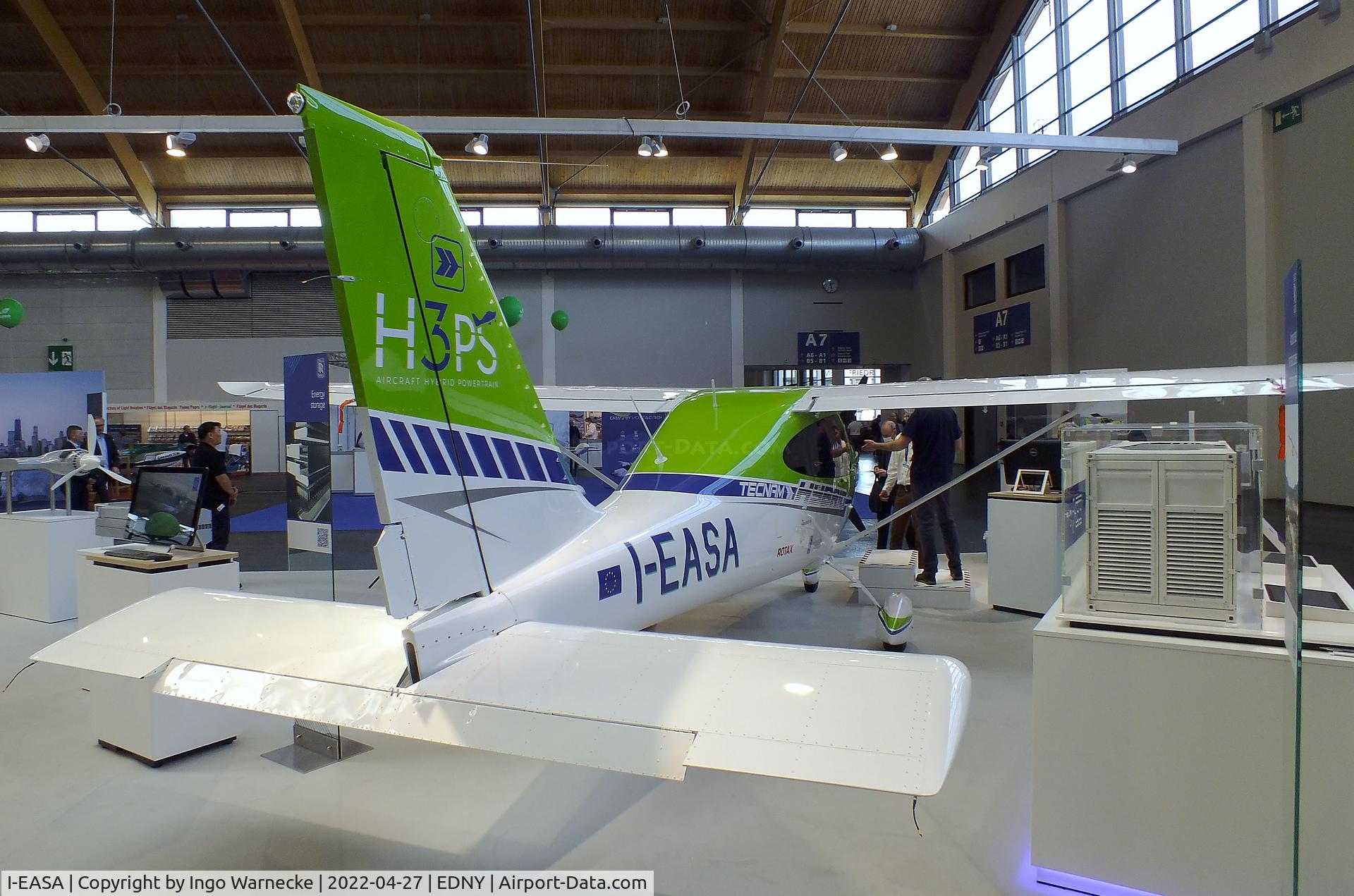 I-EASA, 2021 Tecnam P-2010 H3PS Hybrid C/N not found_I-EASA, Tecnam P2010 H3PS Hybrid demonstrator, powered by Rotax 915 iS and Rolls-Royce electric motor, at the AERO 2022, Friedrichshafen