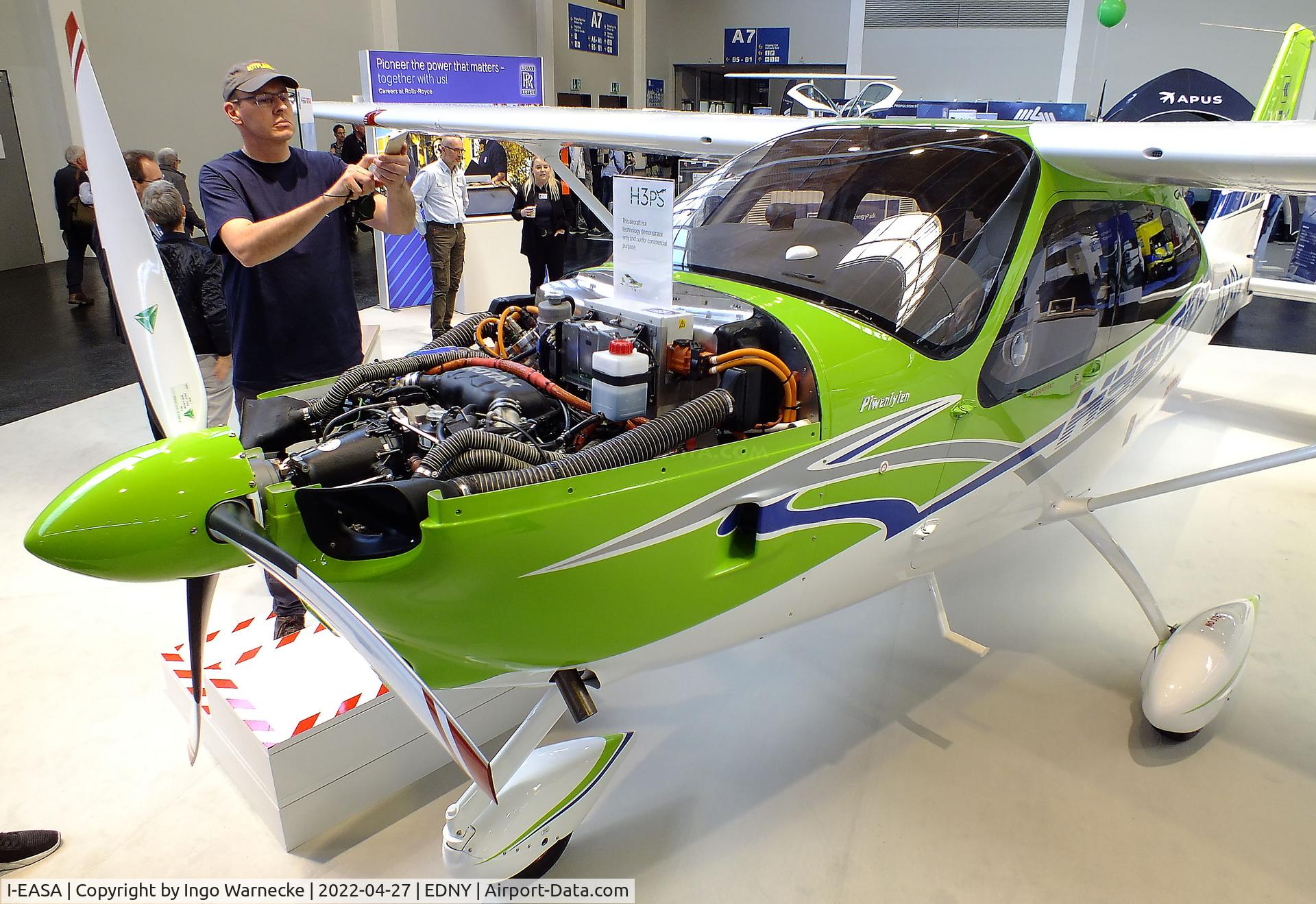 I-EASA, 2021 Tecnam P-2010 H3PS Hybrid C/N not found_I-EASA, Tecnam P2010 H3PS Hybrid demonstrator, powered by Rotax 915 iS and Rolls-Royce electric motor, at the AERO 2022, Friedrichshafen