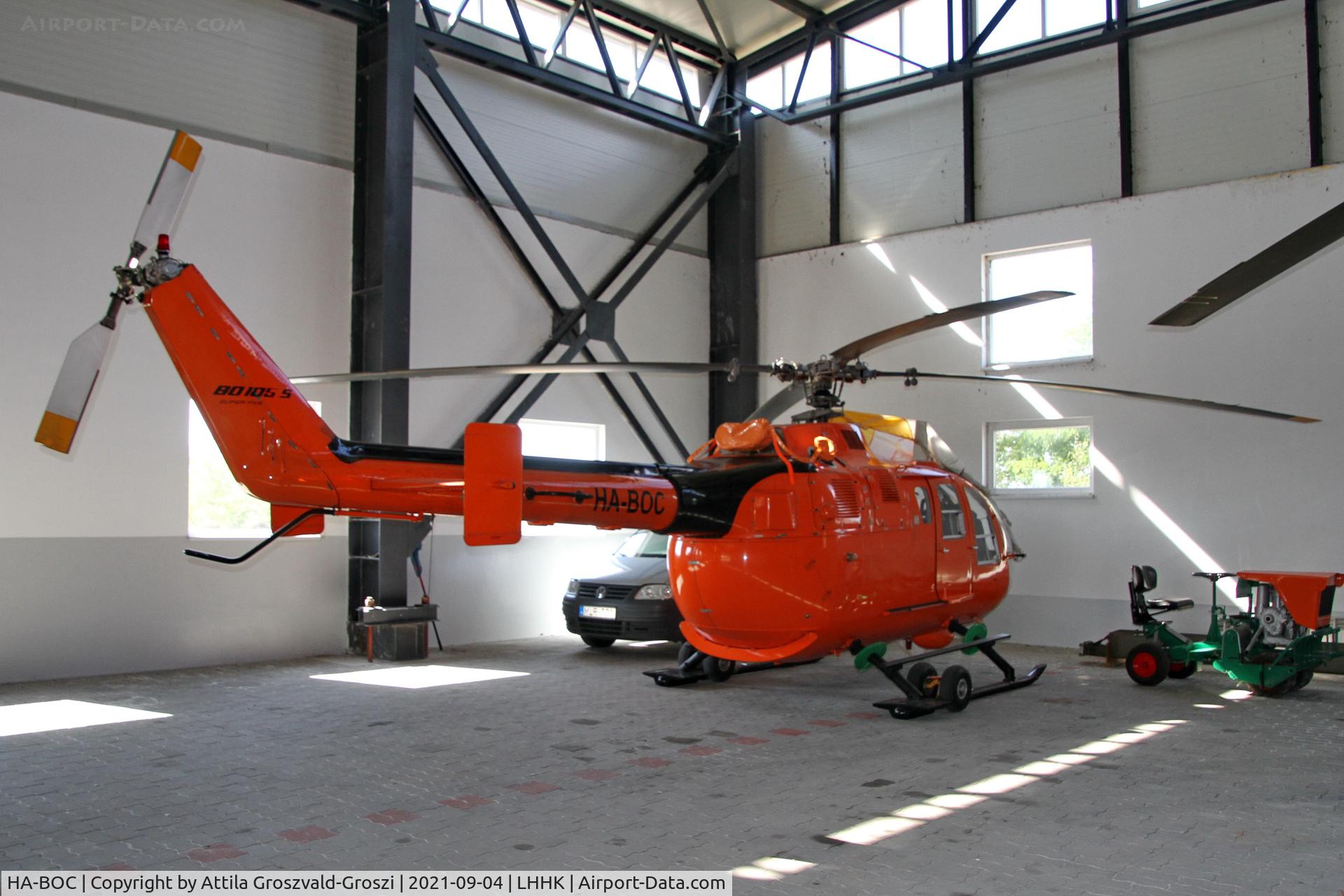 HA-BOC, 1971 MBB Bo-105CBS-5 C/N S-15, LHHK - Hajmáskér Airfield, Hungary