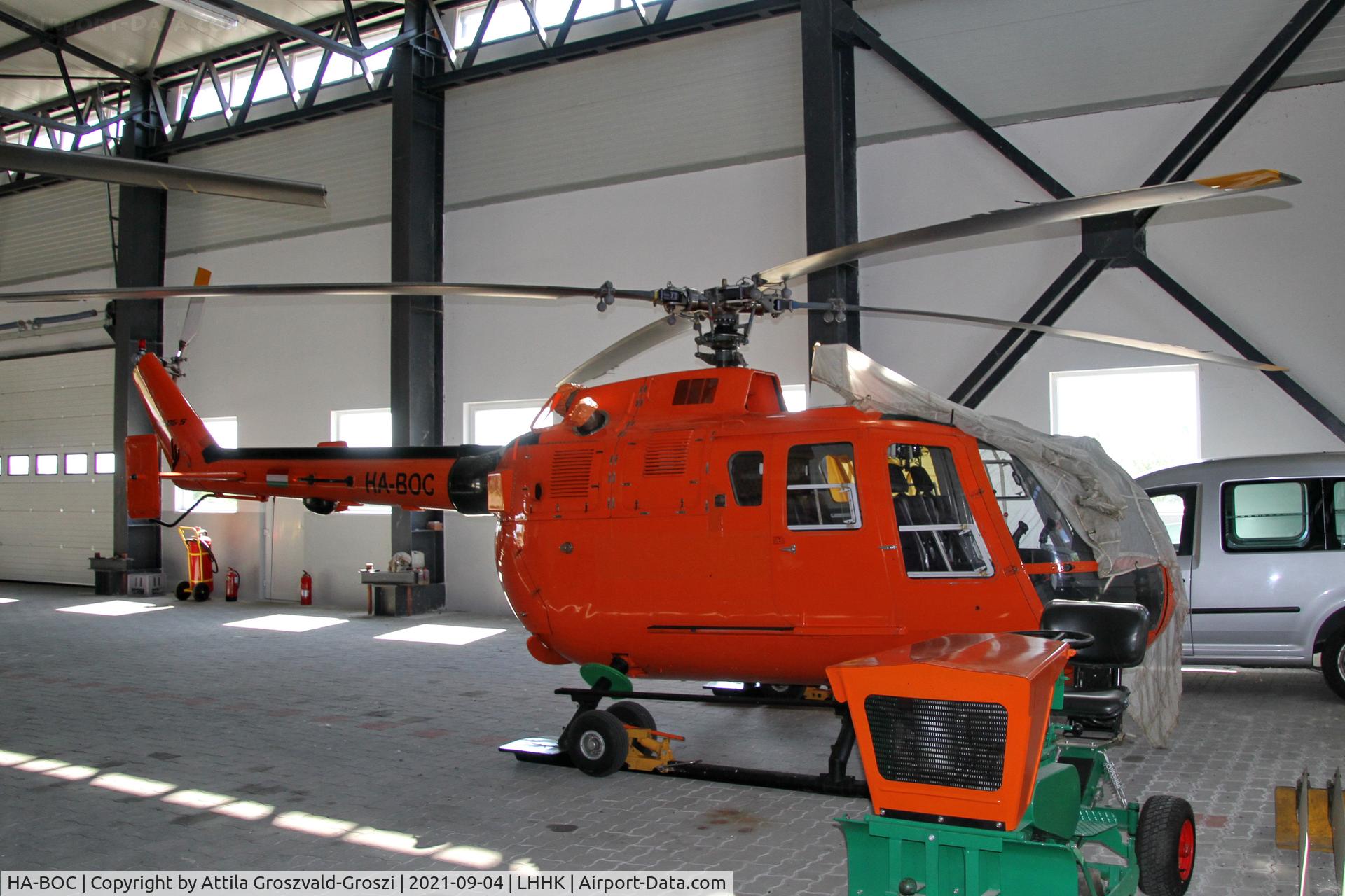 HA-BOC, 1971 MBB Bo-105CBS-5 C/N S-15, LHHK - Hajmáskér Airfield, Hungary