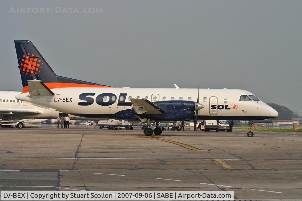 LV-BEX, 1984 Saab-Fairchild SF340 C/N 340A-014, SOL-AEP