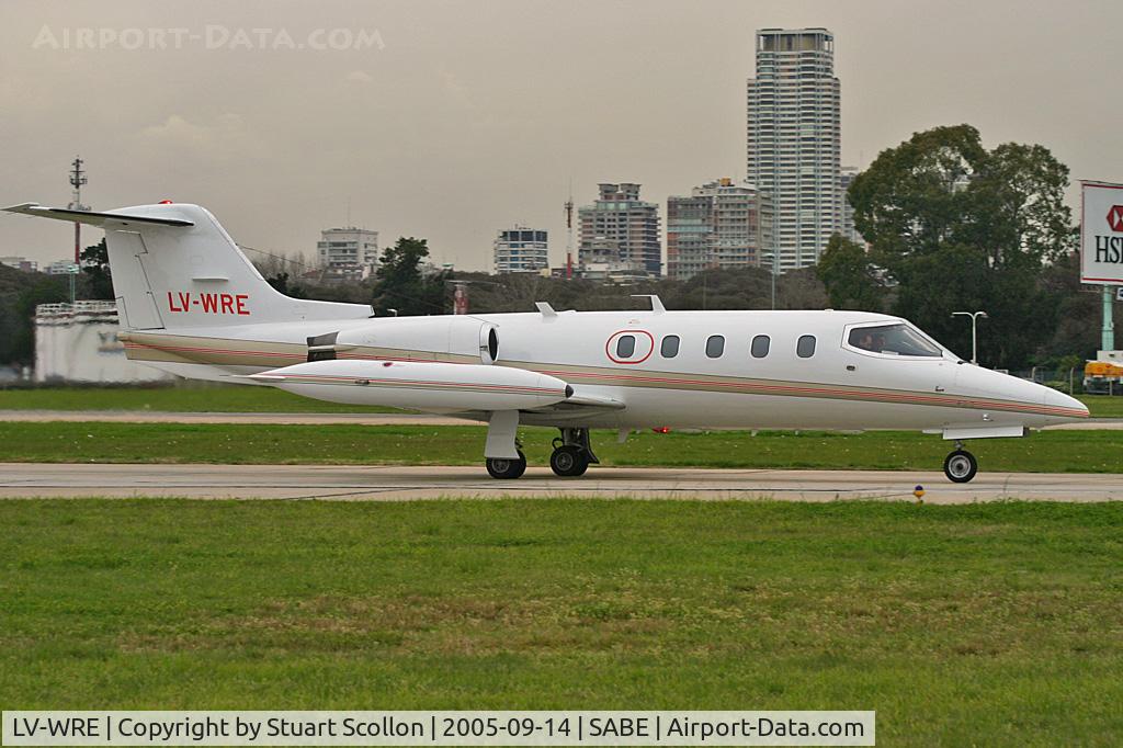 LV-WRE, 1982 Learjet 25G C/N 25G-355, LEAR