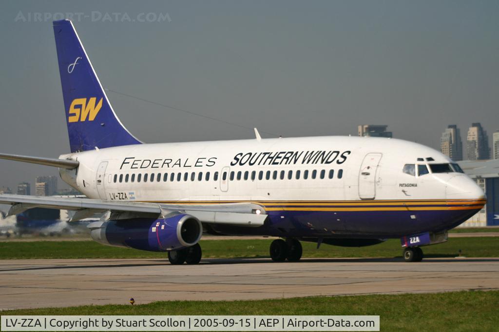 LV-ZZA, 1976 Boeing 737-205 C/N 21219, Southern Winds