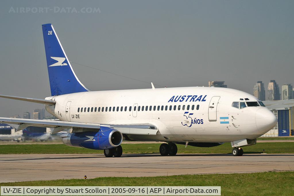 LV-ZIE, 1980 Boeing 737-236 C/N 21798, Aerolineas