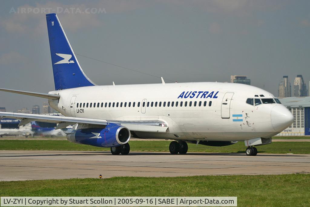 LV-ZYI, 1983 Boeing 737-228 C/N 23010, Aerolineas