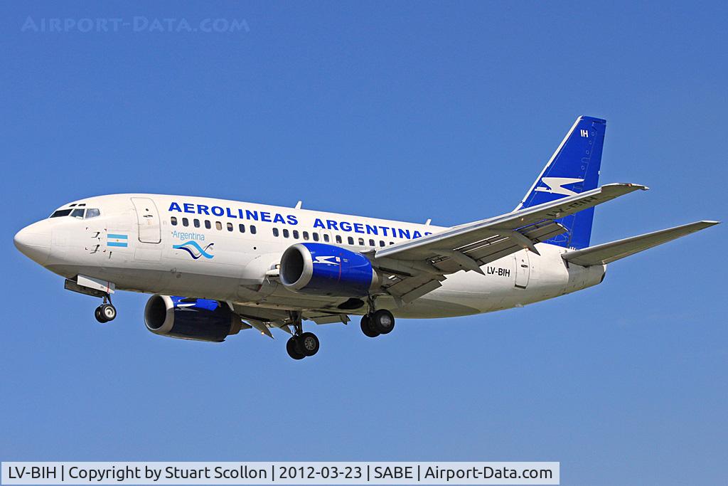 LV-BIH, 1990 Boeing 737-53A C/N 24786, Austral