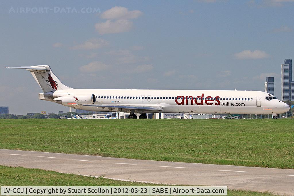 LV-CCJ, 1988 McDonnell Douglas MD-83 (DC-9-83) C/N 49621-1495, Andes