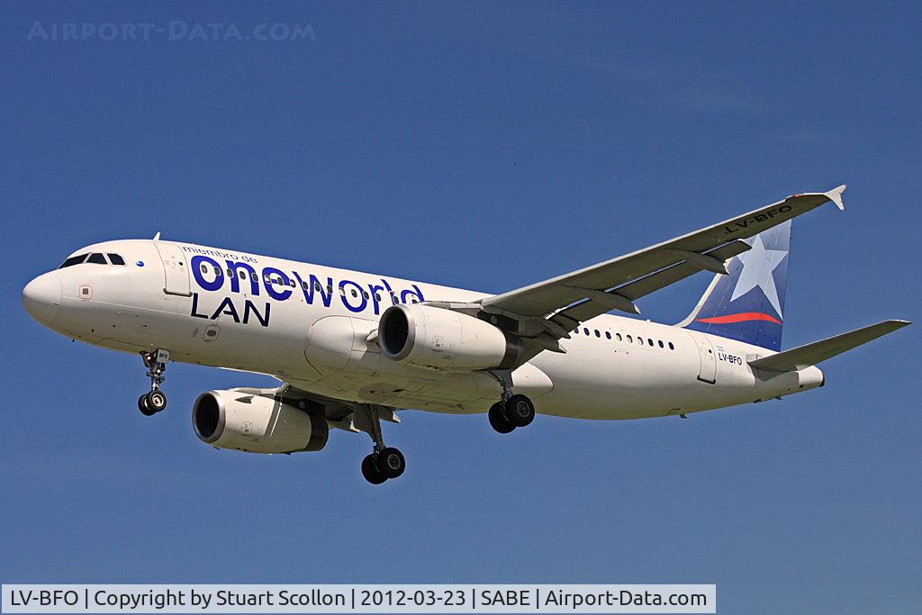 LV-BFO, 2002 Airbus A320-233 C/N 1877, LAN Argentina