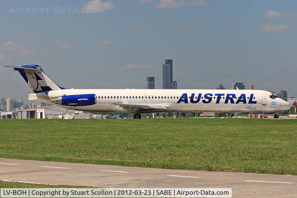 LV-BOH, 1991 McDonnell Douglas MD-88 C/N 53175, Austral