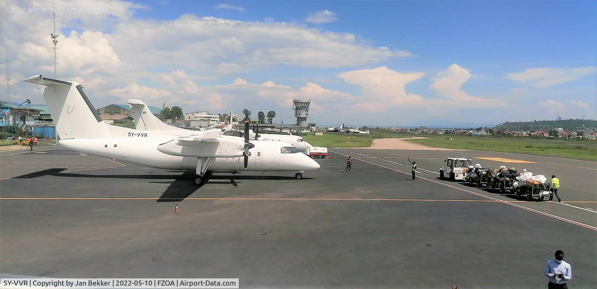 5Y-VVR, 1983 De Havilland Canada DHC-8-102 Dash 8 C/N 204, Kindu Airport Democratic Republic of the Congo