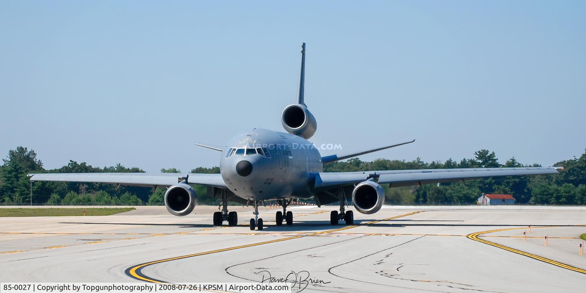 85-0027, 1985 McDonnell Douglas KC-10A Extender C/N 48232, TEAM11