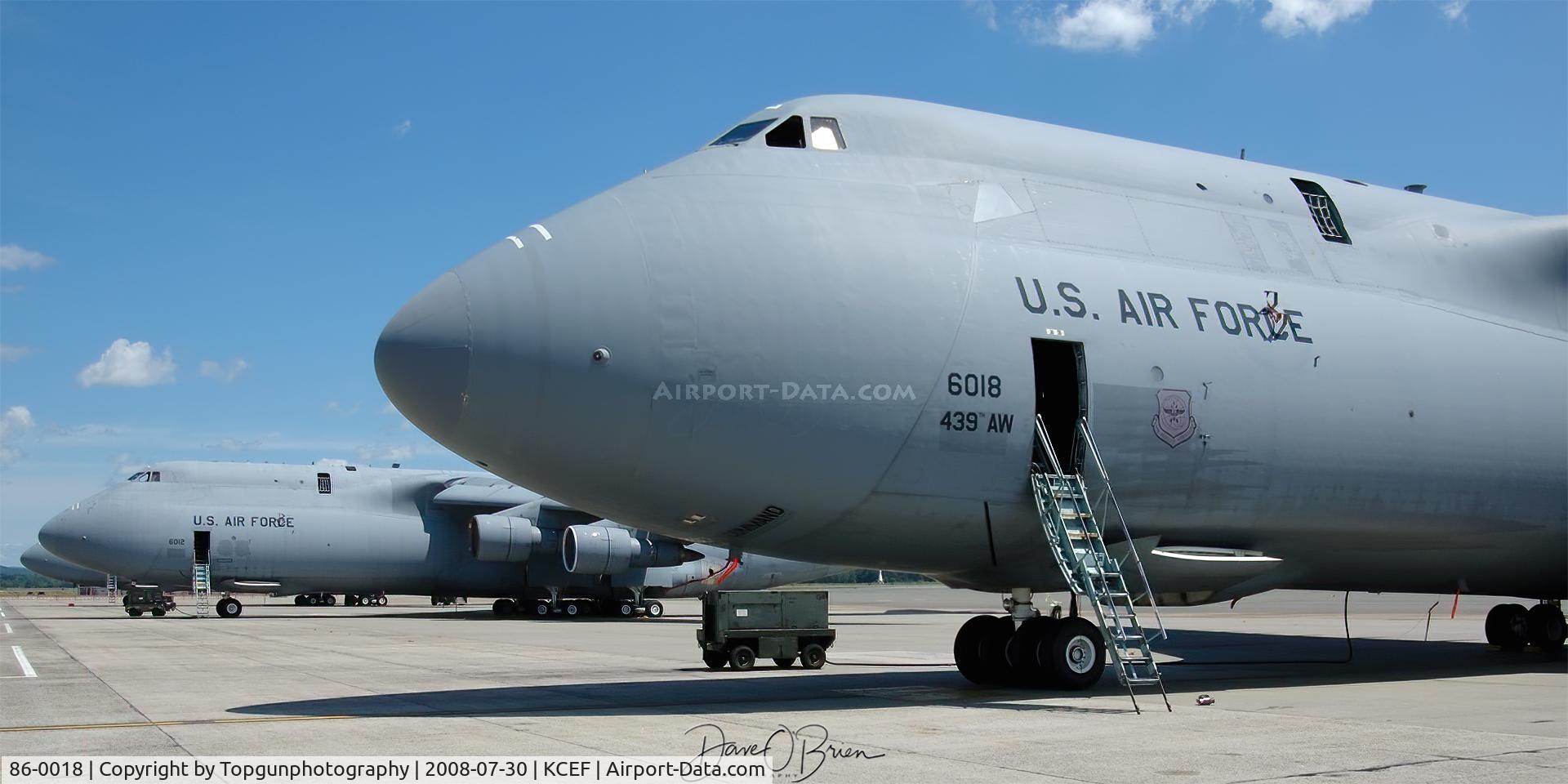 86-0018, 1986 Lockheed C-5B Galaxy C/N 500-0104, 439th AW