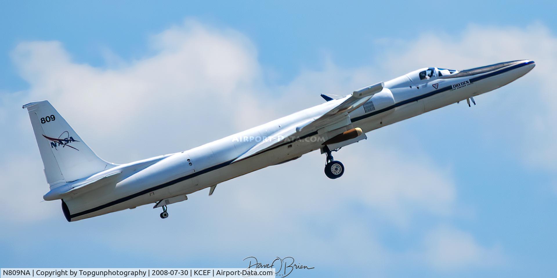 N809NA, 1980 Lockheed ER-2 C/N 80-1097 (Article 097), departing Westover