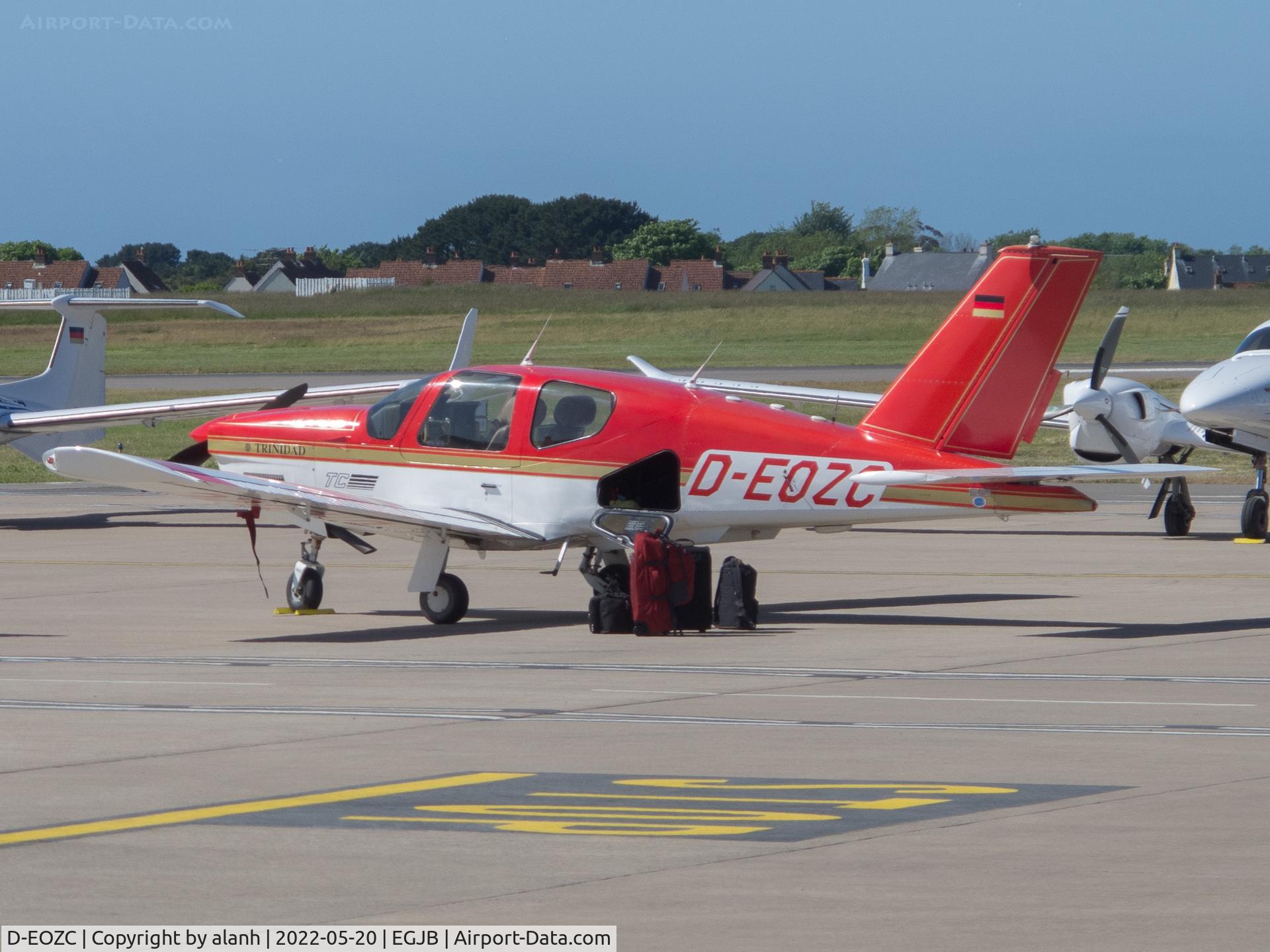 D-EOZC, Socata TB-21 TC Trinidad C/N 806, Parked in Guernsey after arrival from Jersey