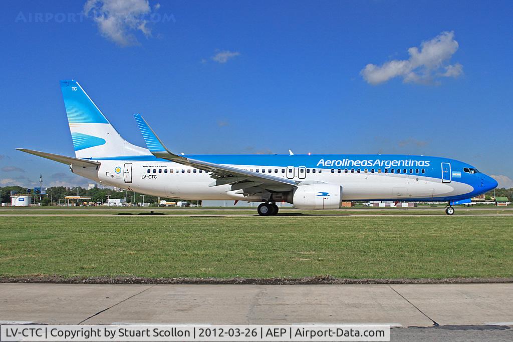LV-CTC, 2001 Boeing 737-86J C/N 30570, Aerolineas