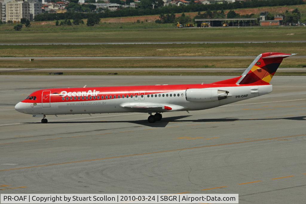 PR-OAF, 1992 Fokker 28-100 C/N 11415, Oceanair