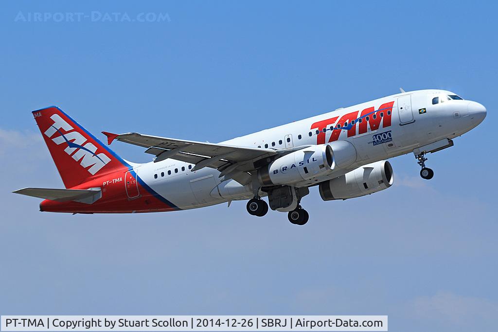 PT-TMA, 2009 Airbus A319-132 C/N 4000, TAM SDU