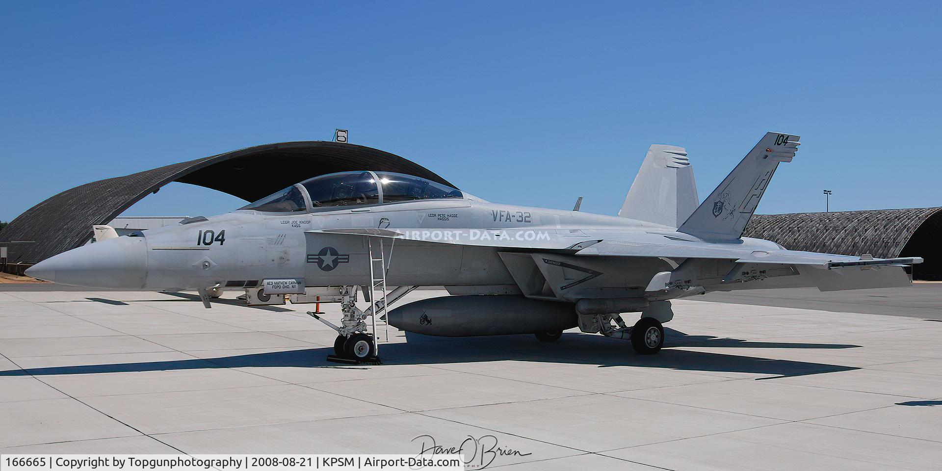 166665, Boeing F/A-18F Super Hornet C/N F143, VFA-32 Swordsman