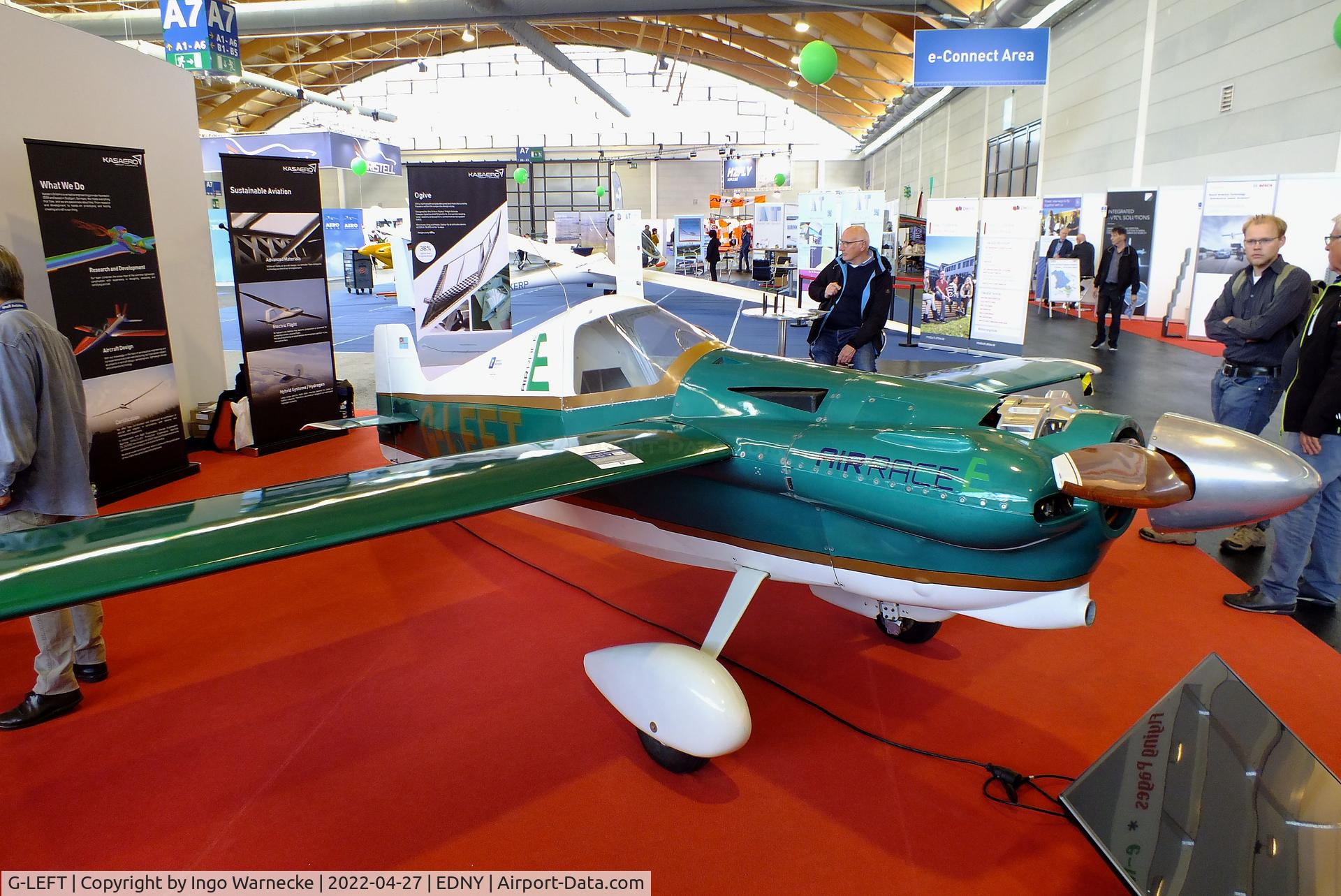 G-LEFT, 2010 Cassutt IIIM Racer C/N LAA 034-14983, Cassutt IIIM with electric motor at the AERO 2022, Friedrichshafen