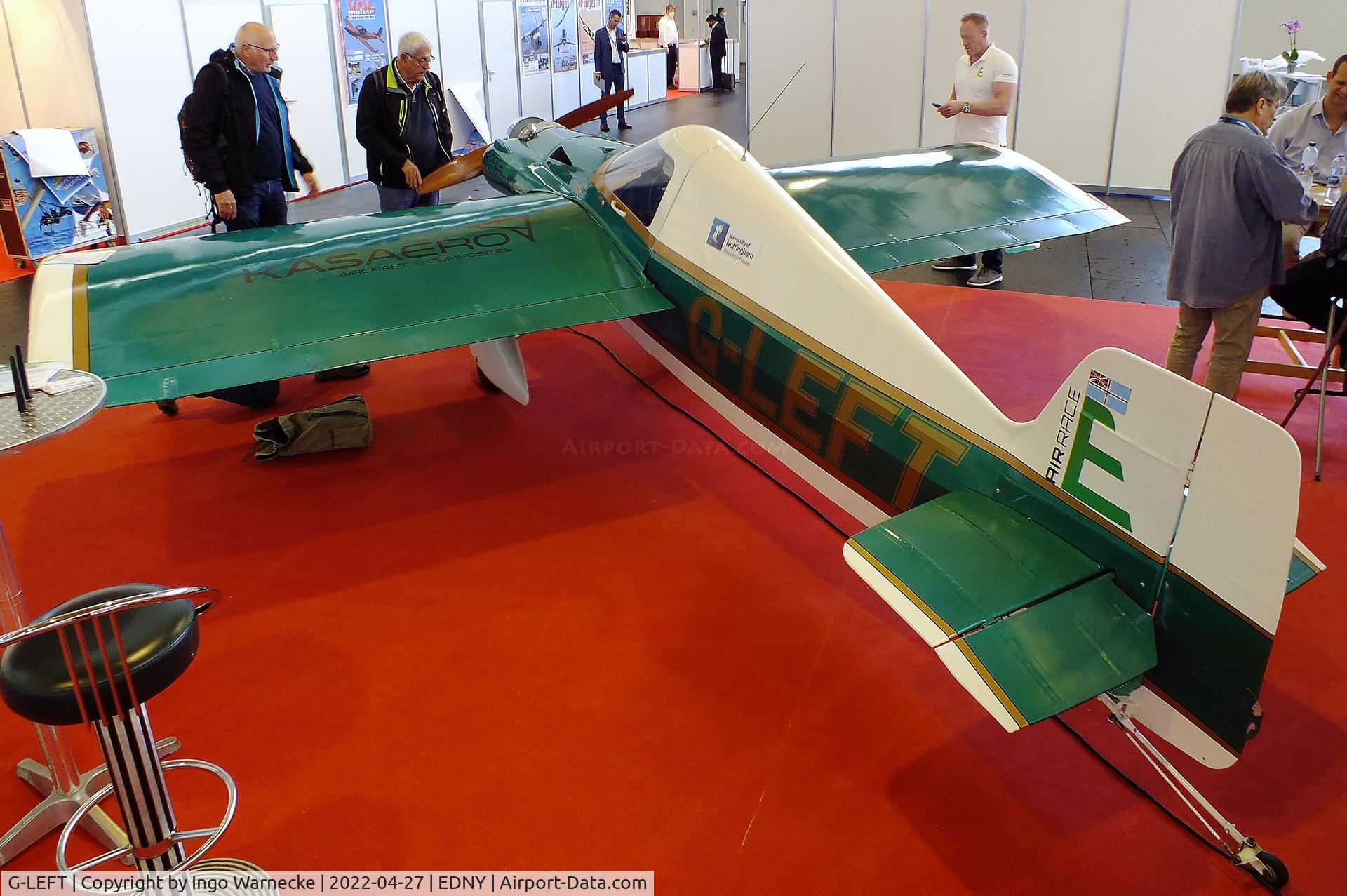 G-LEFT, 2010 Cassutt IIIM Racer C/N LAA 034-14983, Cassutt IIIM with electric motor at the AERO 2022, Friedrichshafen