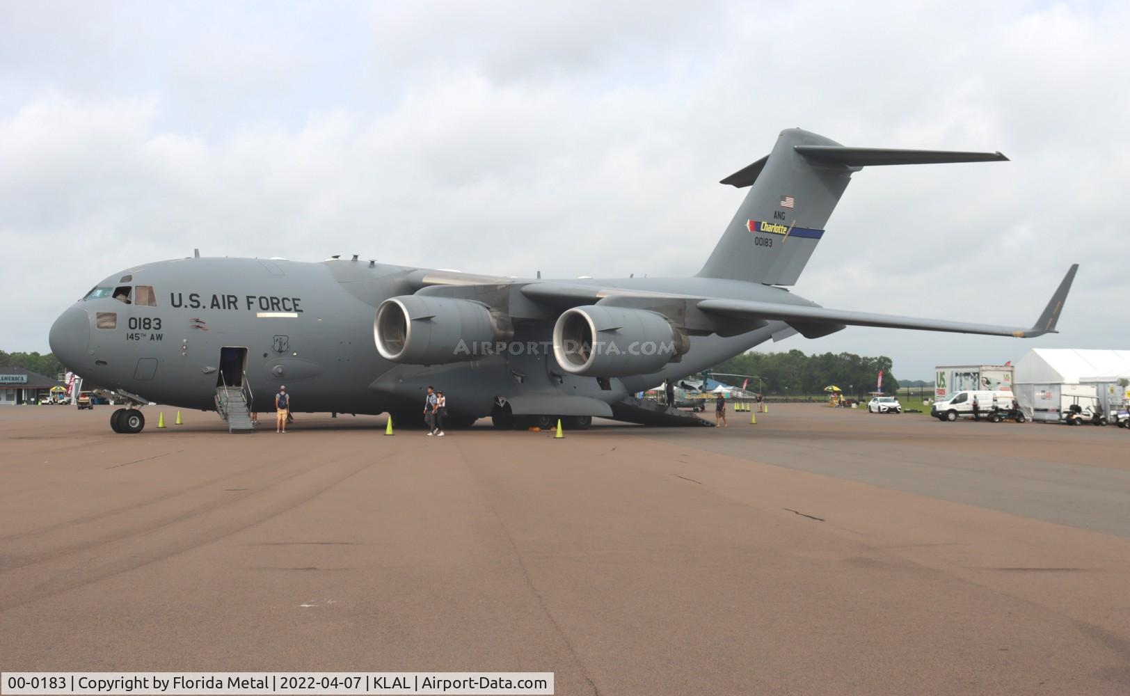 00-0183, 2000 Boeing C-17A Globemaster III C/N P-83, Sun N Fun 2022
